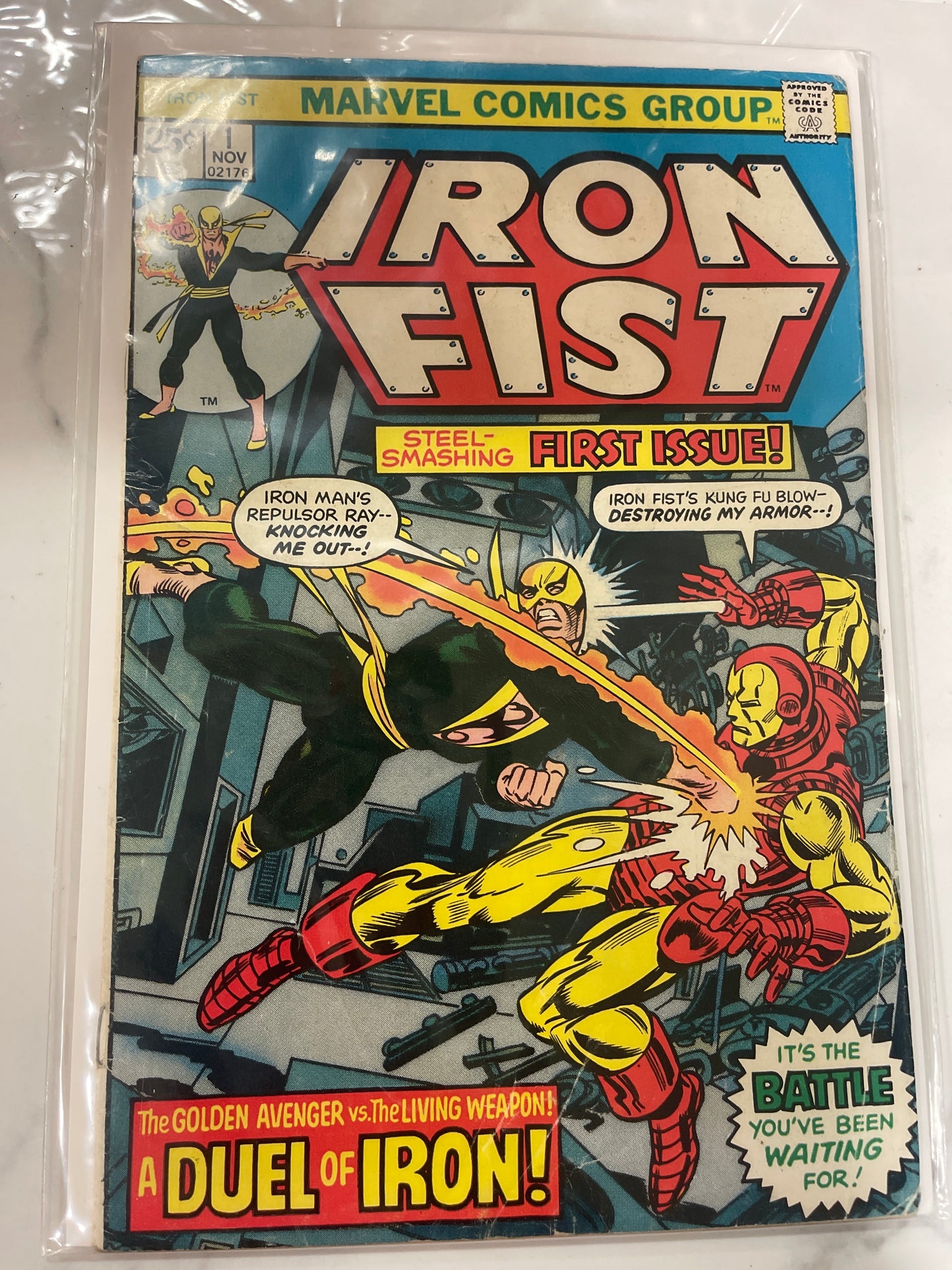 Iron Fist #1 1st app Steel Serpent, Iron Man app