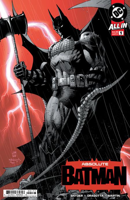 Absolute Batman #1 5th print cvr A Jim Lee * Signed by Scott Snyder