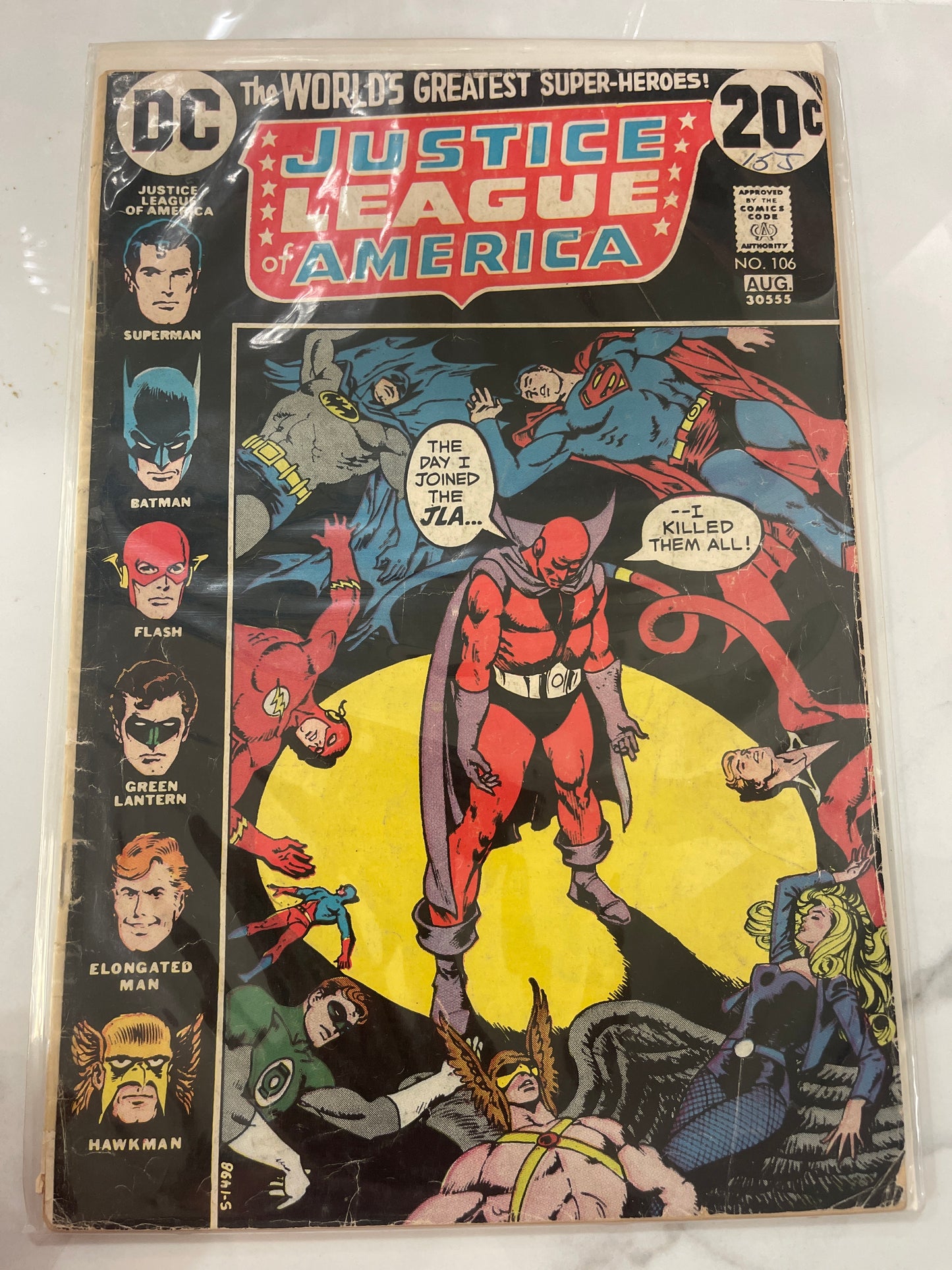 Justice League of America #106 Red Tornado Joins JLA