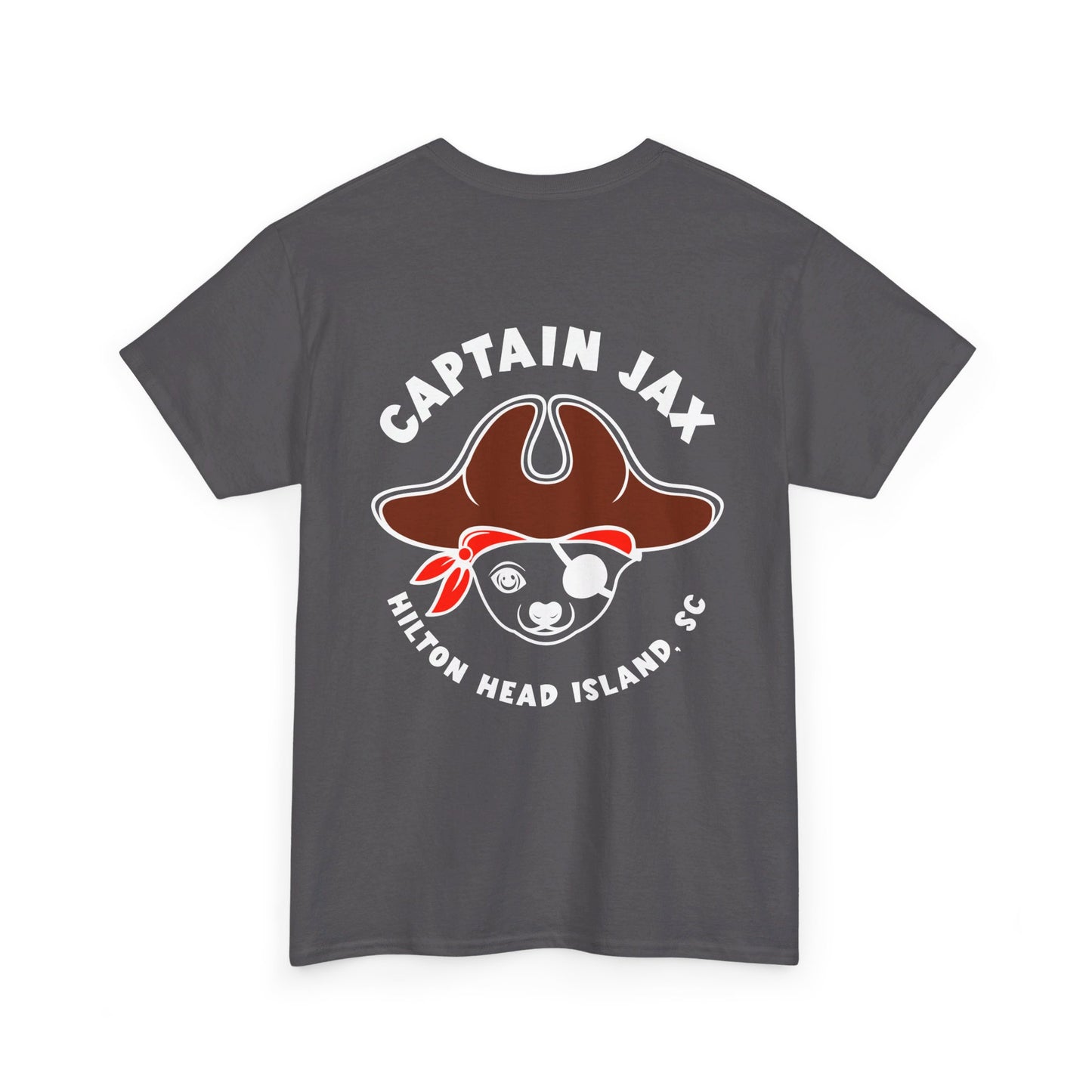 Unisex Heavy Cotton Tee (white logo, darker color shirts)