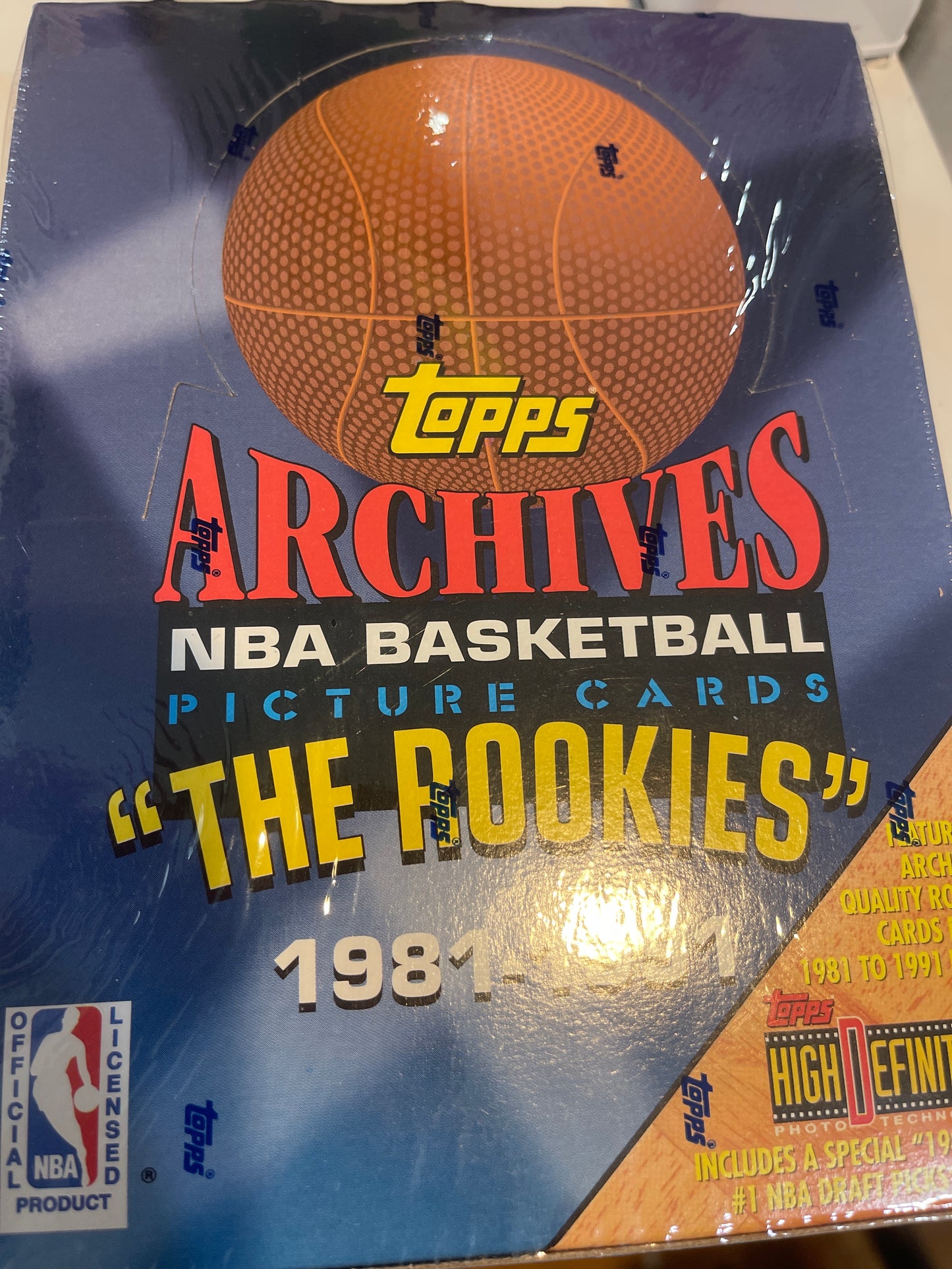 Topps Archives NBA Basketball “The Rookies” Cards Sealed Box