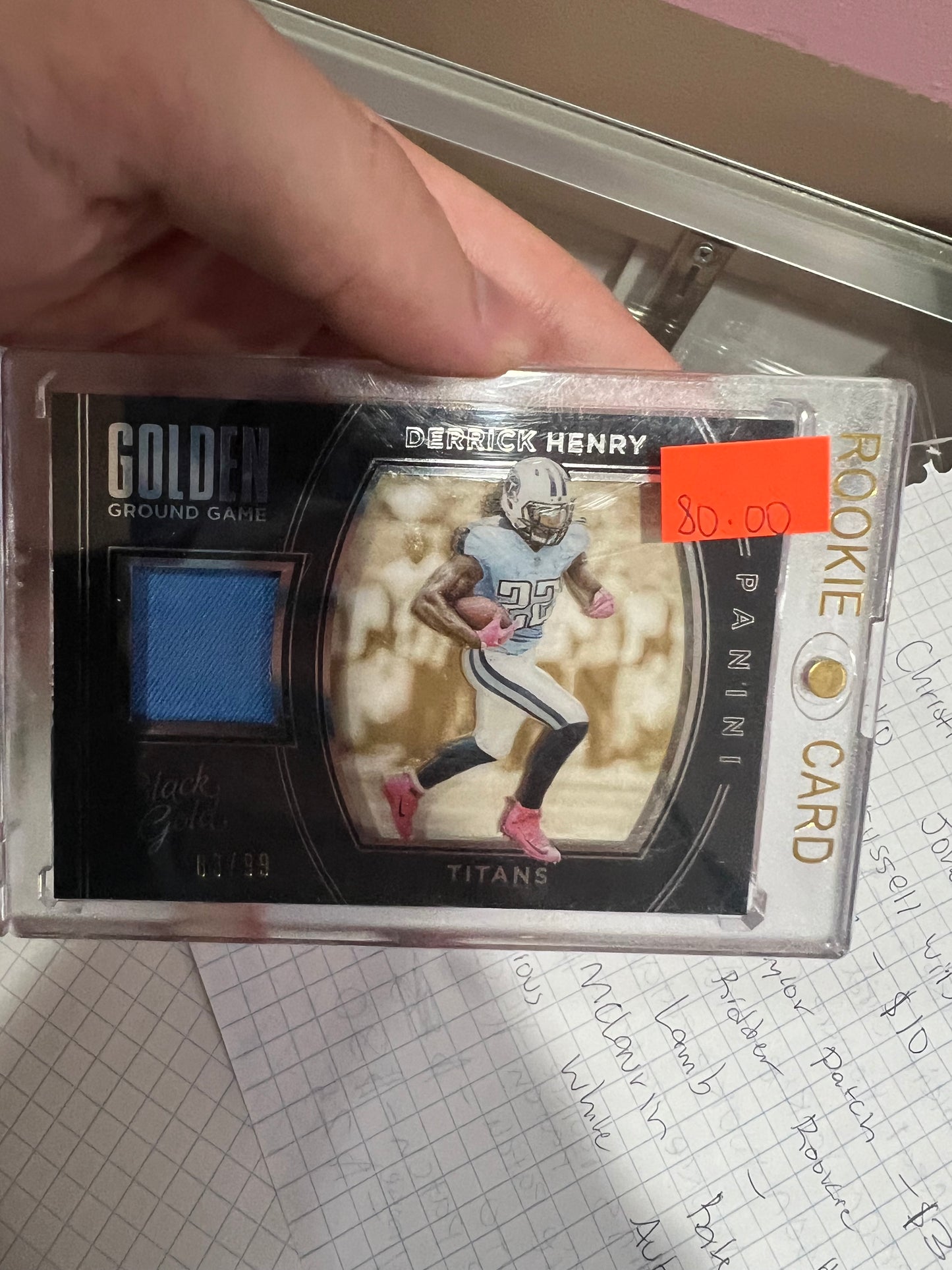 Derrick Henry Rookie Auto Patch