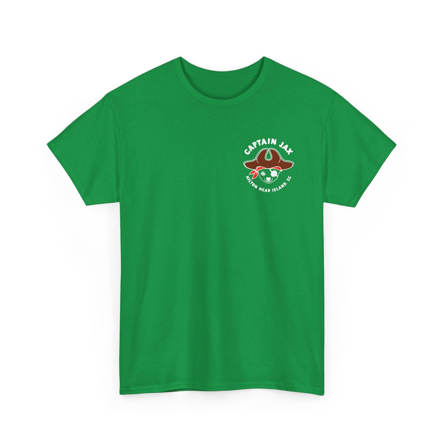 Unisex Heavy Cotton Tee (white logo, darker color shirts)