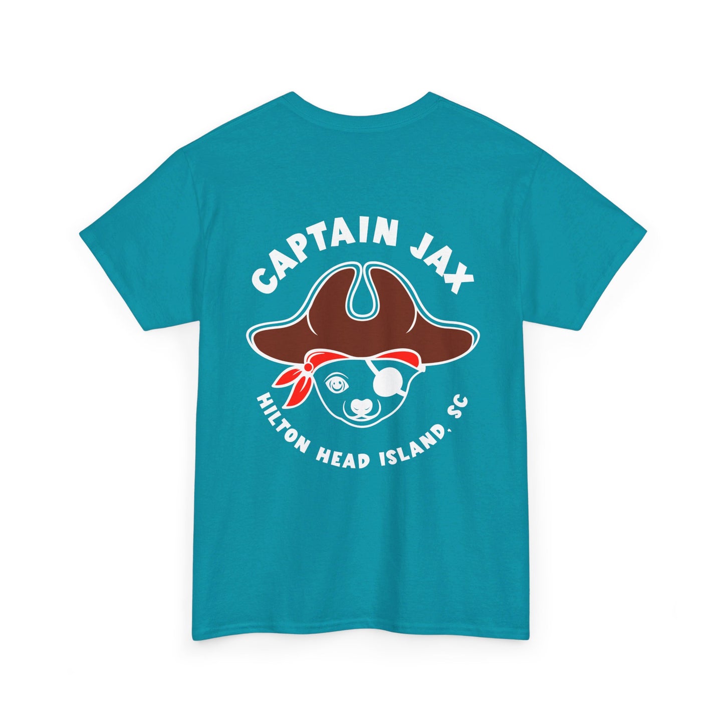 Unisex Heavy Cotton Tee (white logo, darker color shirts)