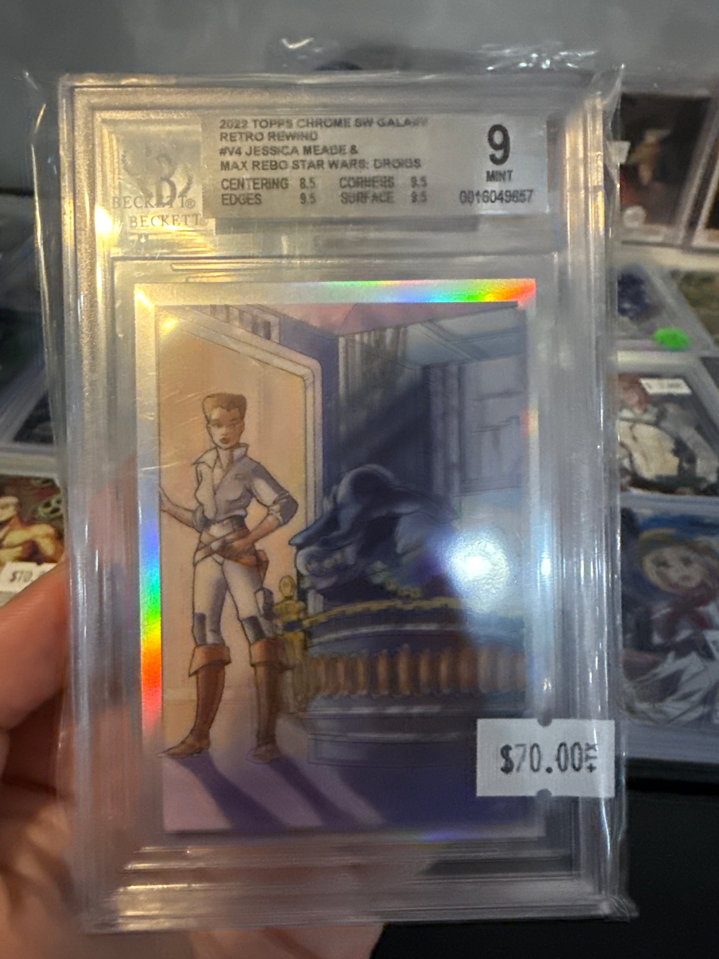 Jessica Meade & Max Rebo — 2022 Topps Chrome Star Wars Galaxy Retro Rewind