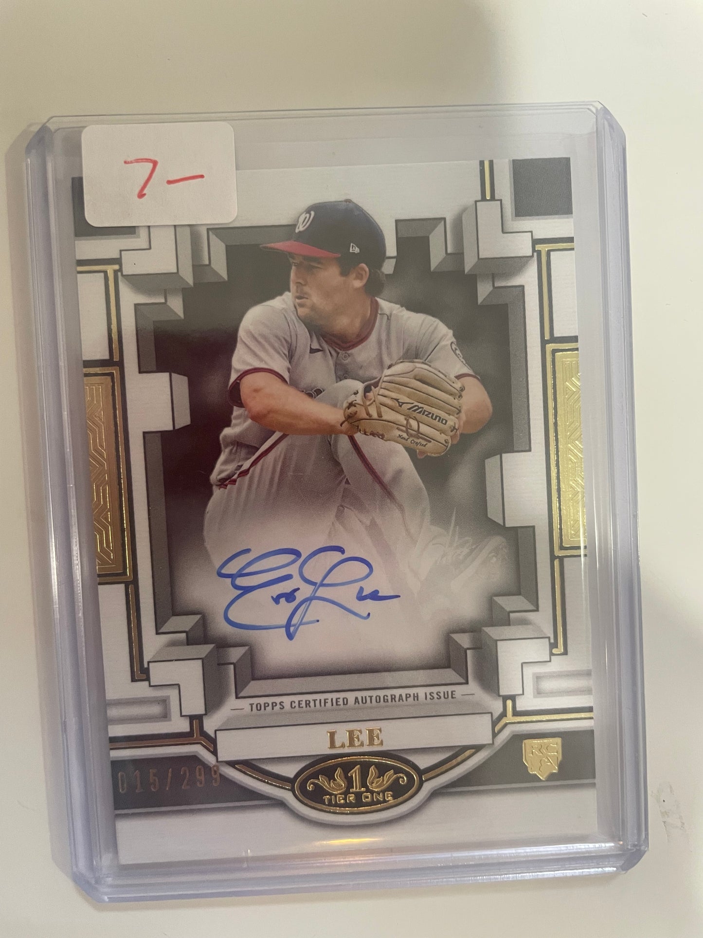 2023 Topps Tier1 Auto Evan Lee /299