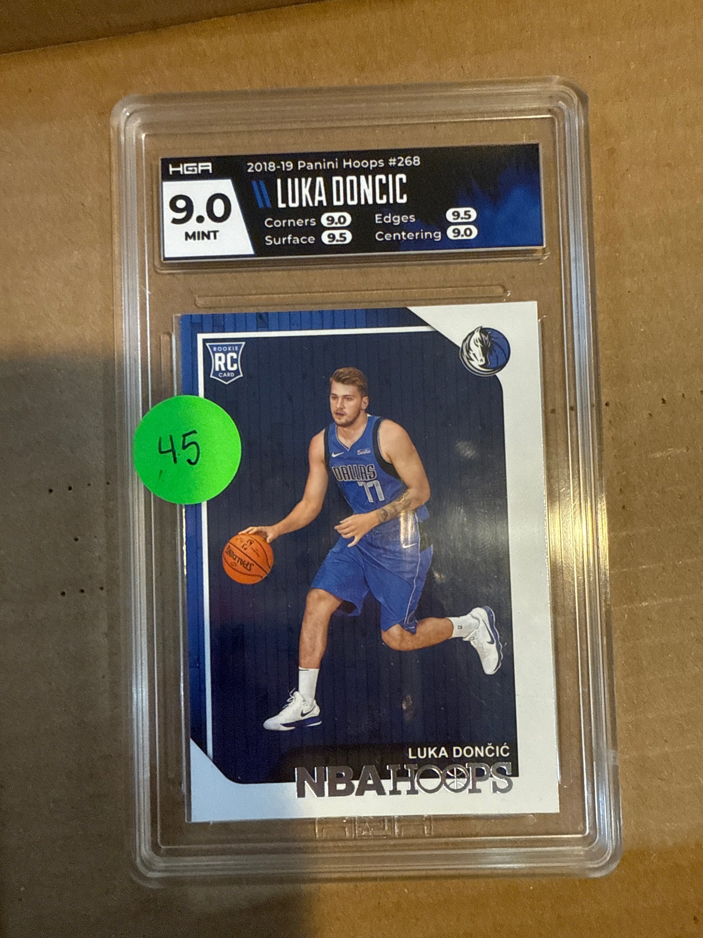 2018-19 Panini Hoops #268 Luka Doncic HGA 9
