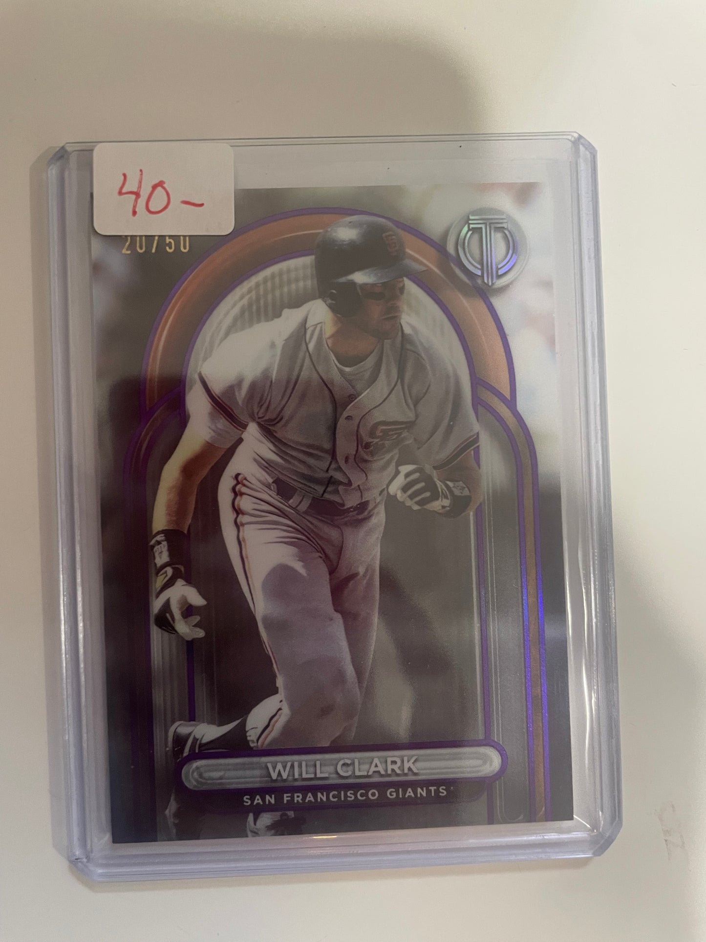 2024 Topps Tribute Will Clark /50