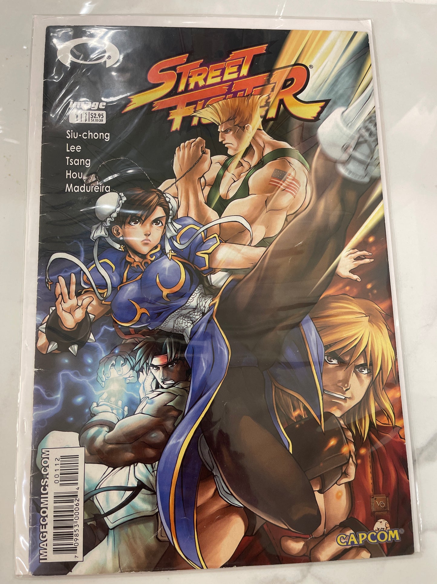 Street Fighter #1 2nd printing variant