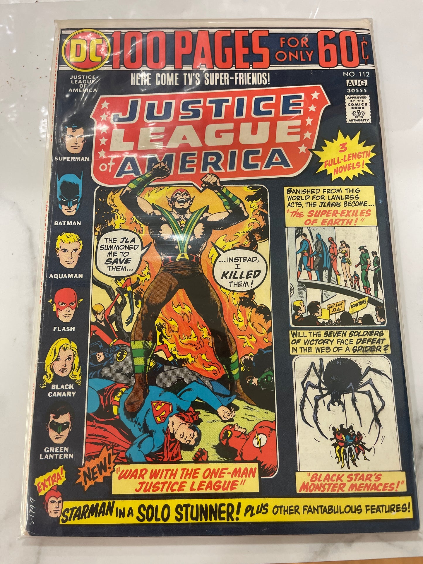 Justice League of America #112 100-page, Amazo, Starman