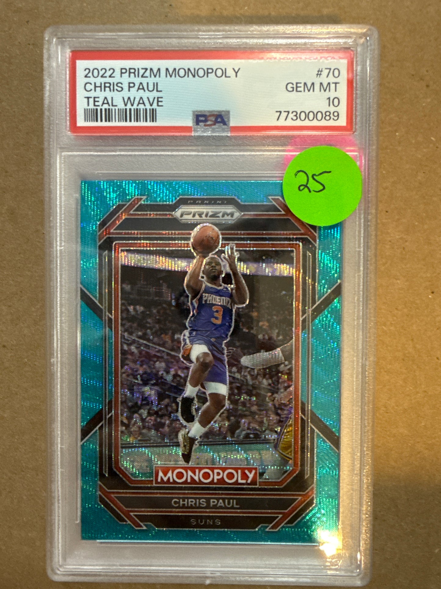 2022 Prizm Monopoly Chris Paul PSA 10