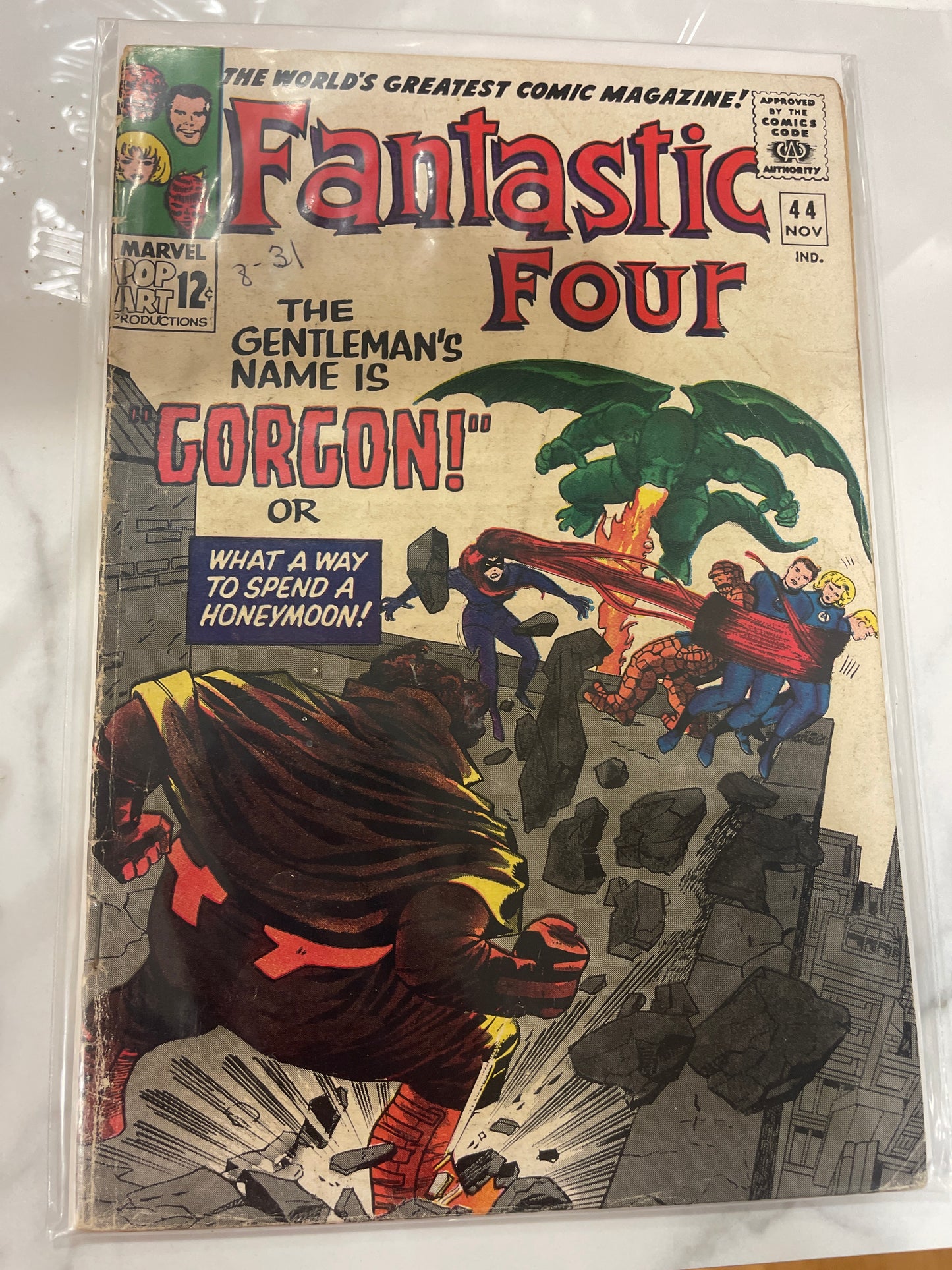 Fantastic Four #44 1st app Gorgon