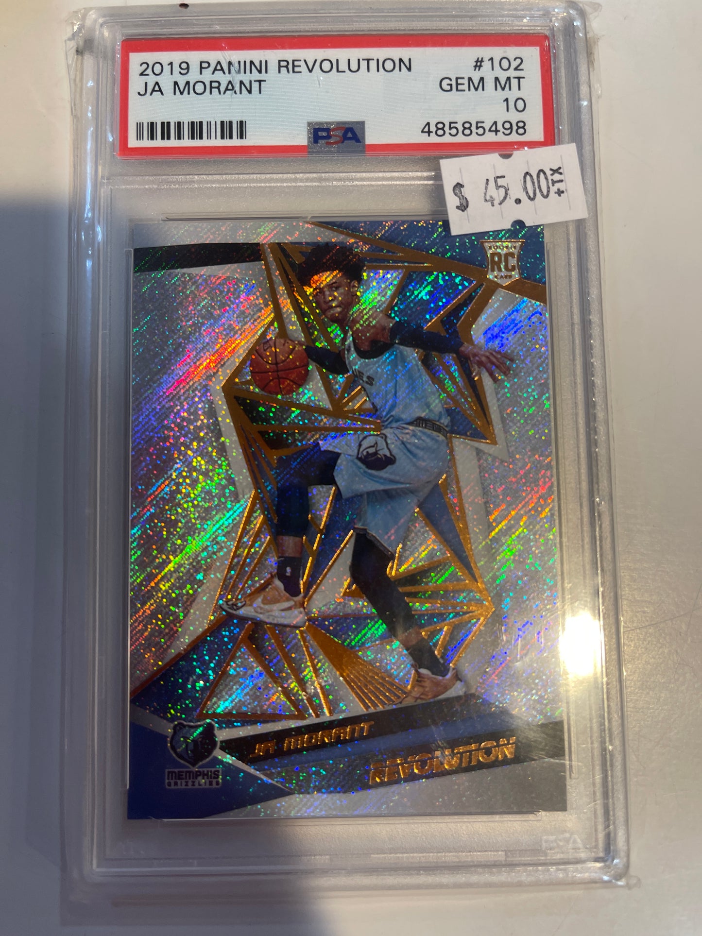 2019 Panini Revolution JA Morant PSA 10 GEM MINT