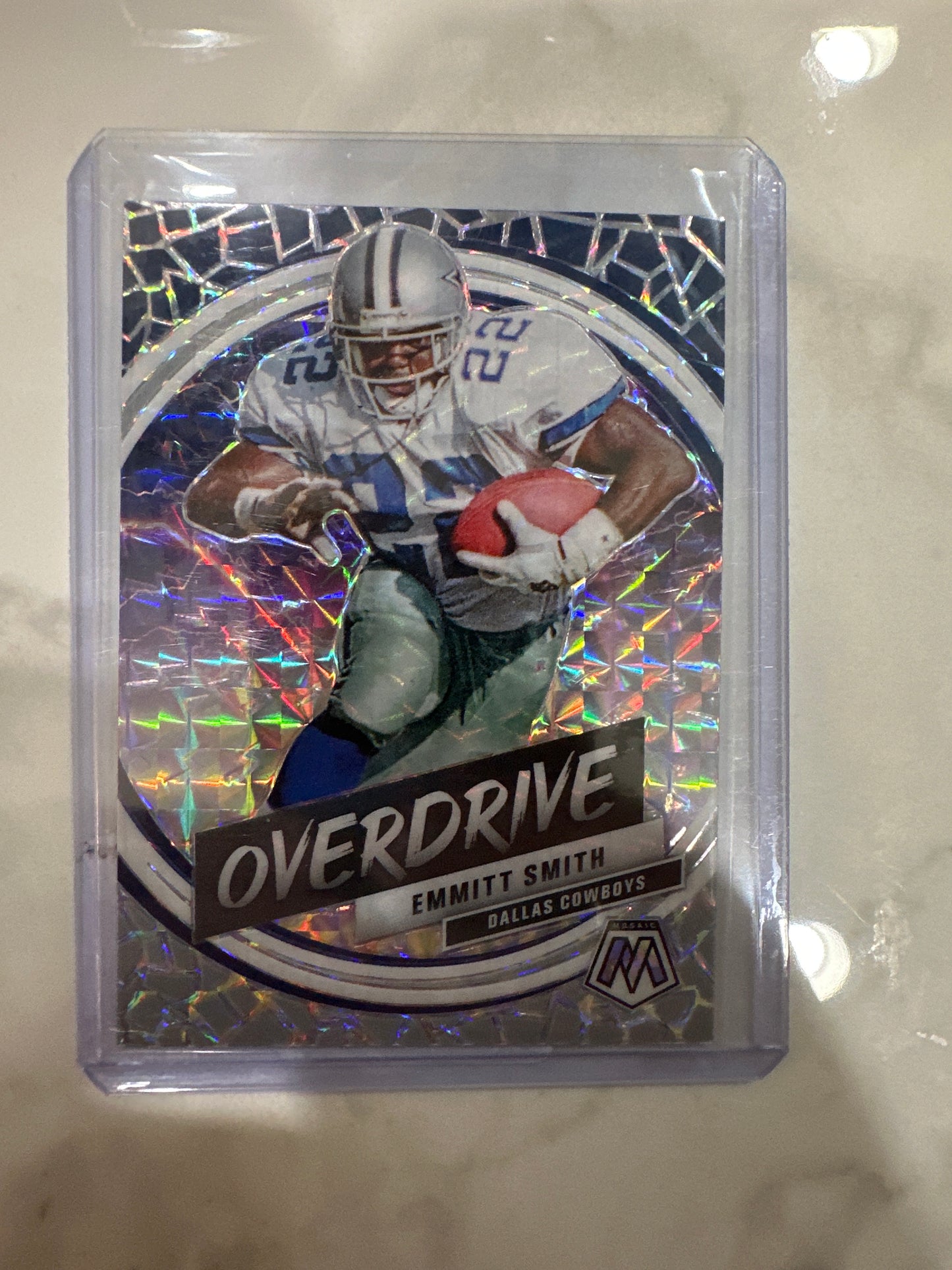2020 Panini Mosaic Overdrive Emmitt Smith #O6 HOF