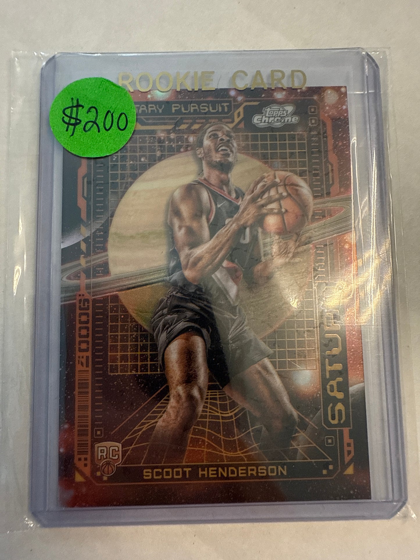 Scott Henderson Topps Rookie Card “Saturn”