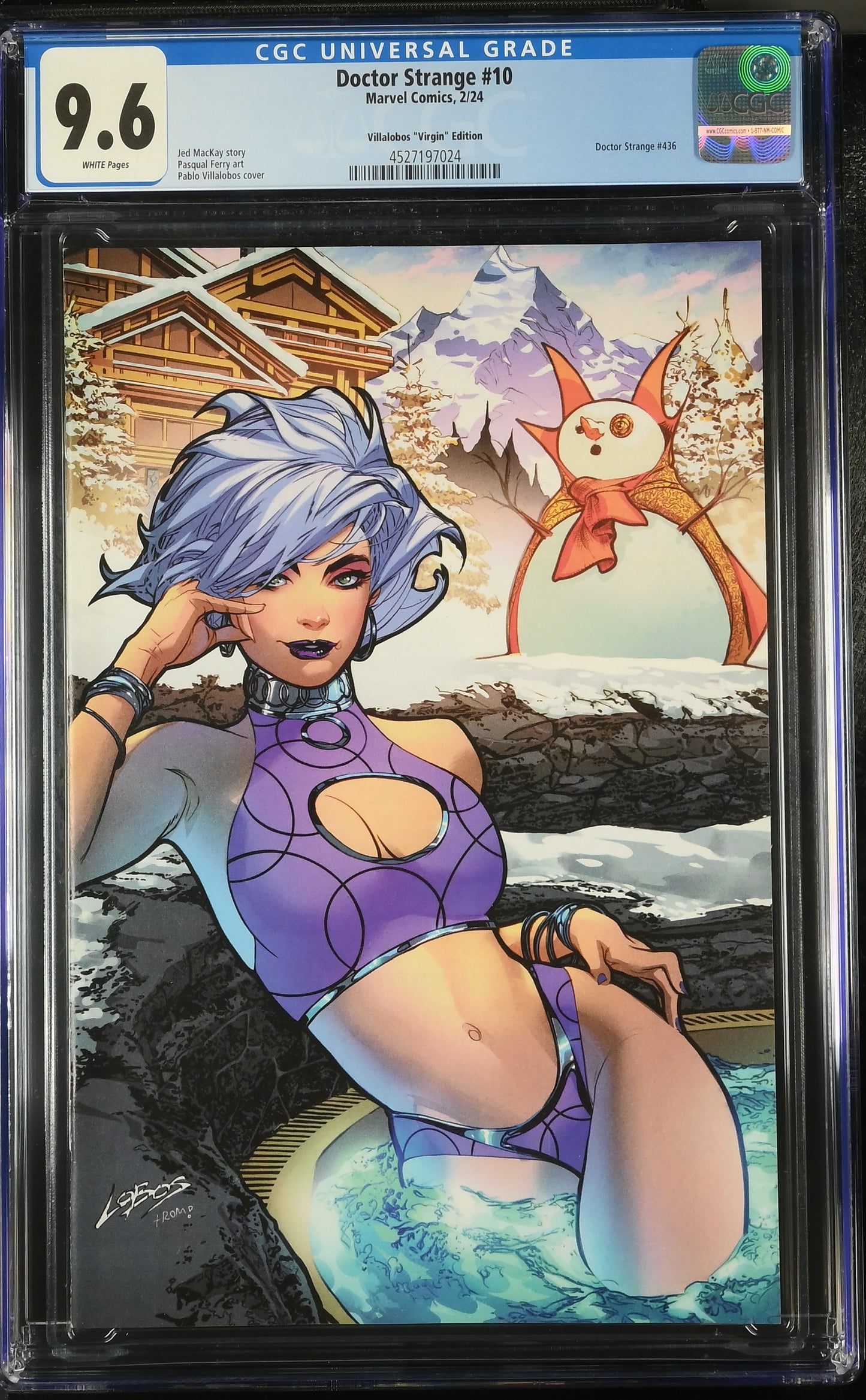 Doctor Strange #10 CGC 9.6 * Villalobos 1:100 Virgin Variant
