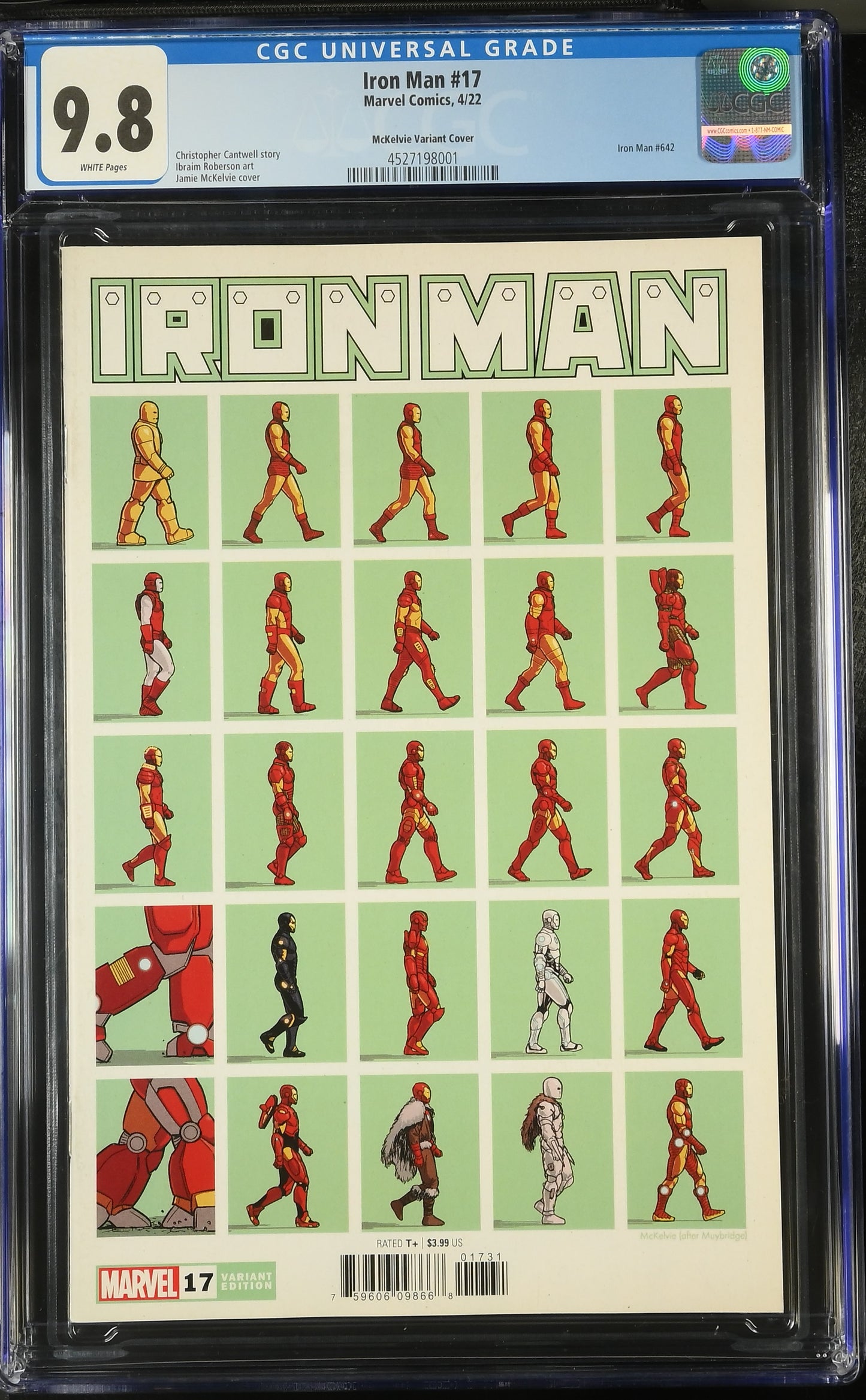 Iron Man #17 CGC 9.8 * Jamie McKelvie 1:25 Variant