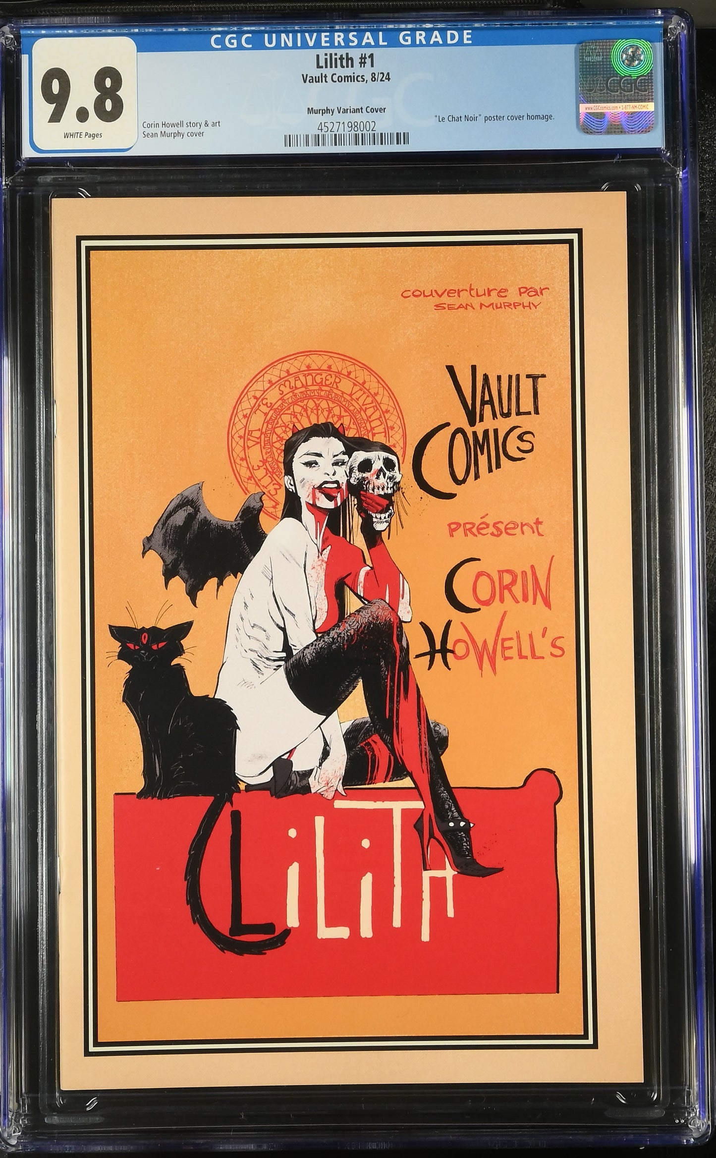 Lilith #1 CGC 9.8 NYCC "Le Chat Noir" homage