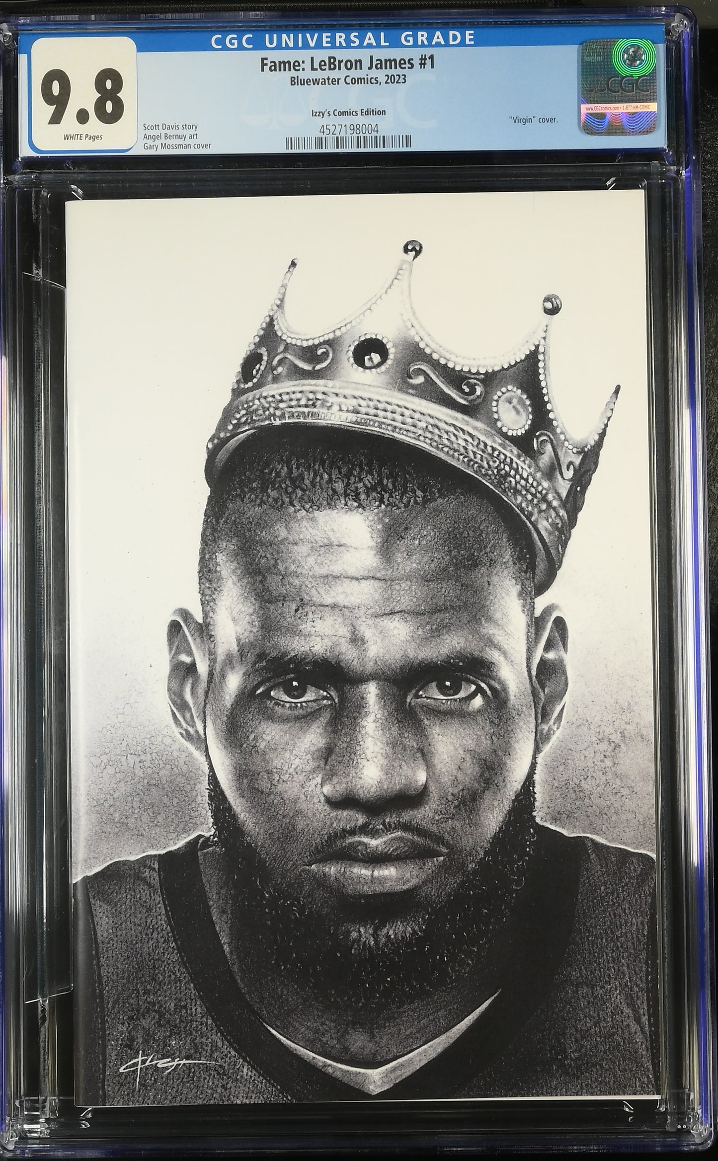 Fame: LeBron James #1 CGC 9.8 * Gary Mossman cover