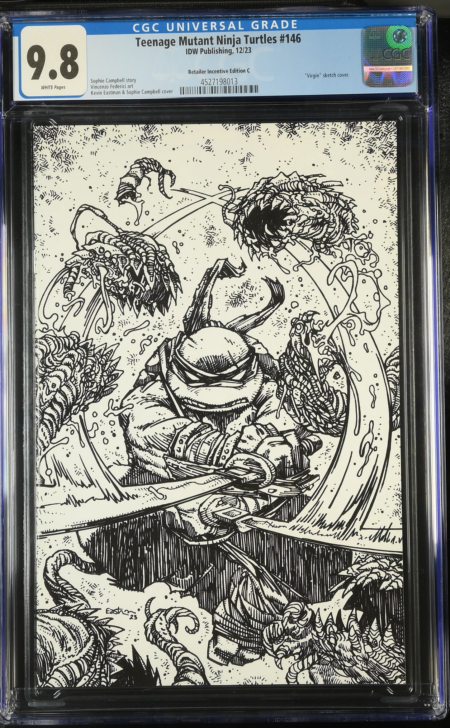 Teenage Mutant Ninja Turtles #146 CGC 9.8 * 1:50 Eastman Variant