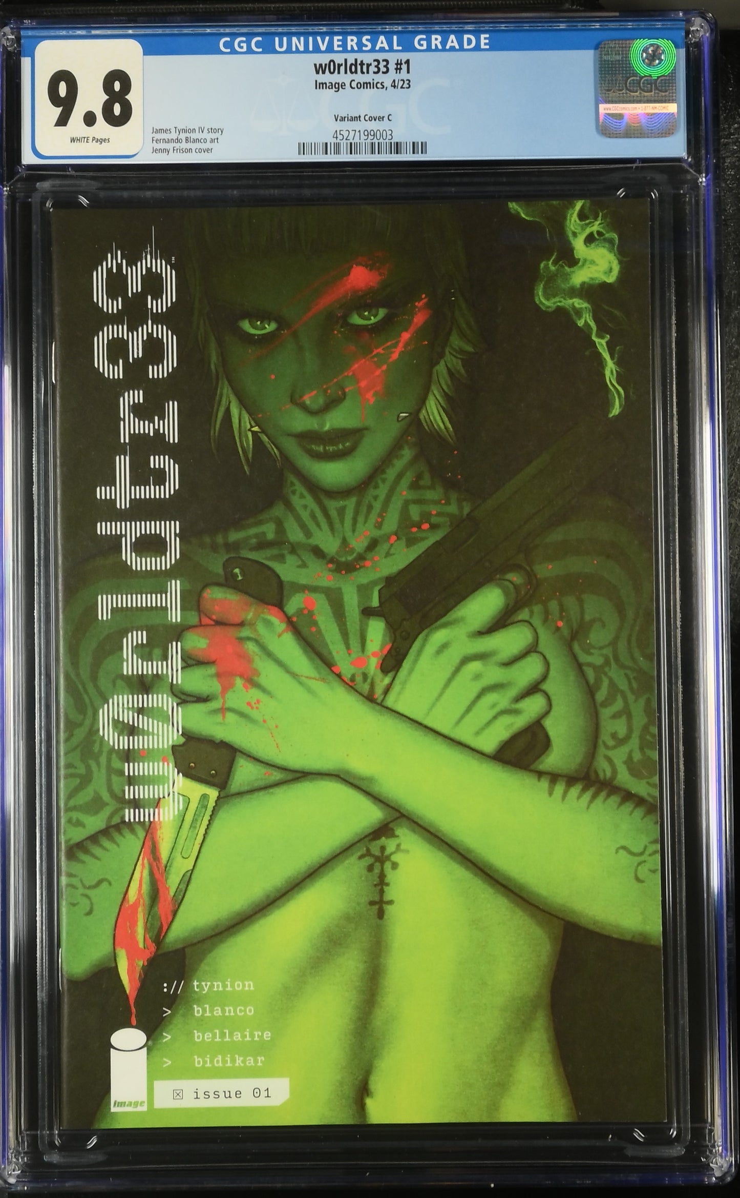 w0rldtr33 #1 CGC 9.8 * 1:10 Frison Variant
