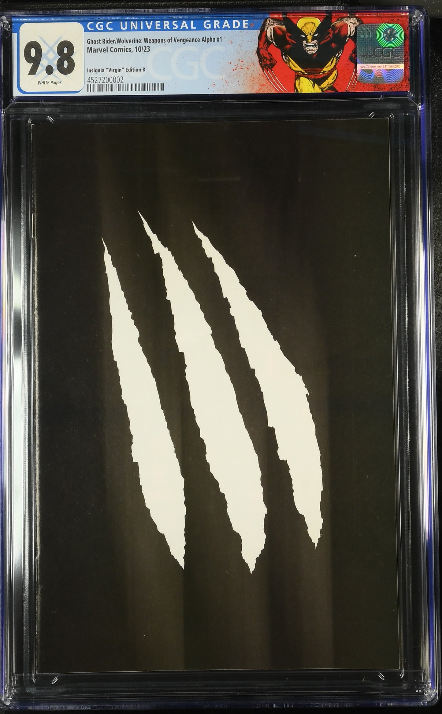 Ghost Rider/Wolverine: Weapons of Vengeance Alpha #1 CGC 9.8 * 1:300 Variant