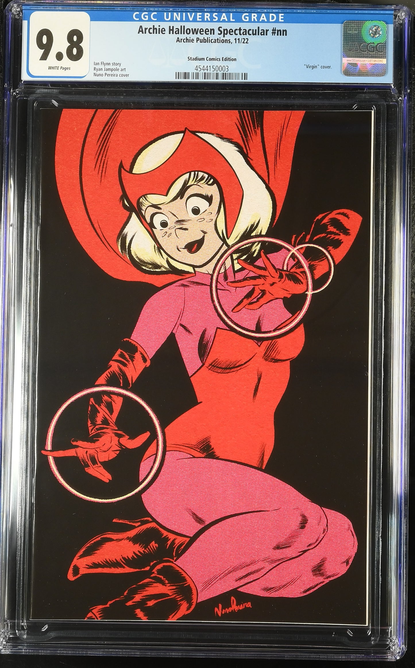Archie Halloween Spectacular #1 CGC 9.8 * Nuno Pereira Pop Variant