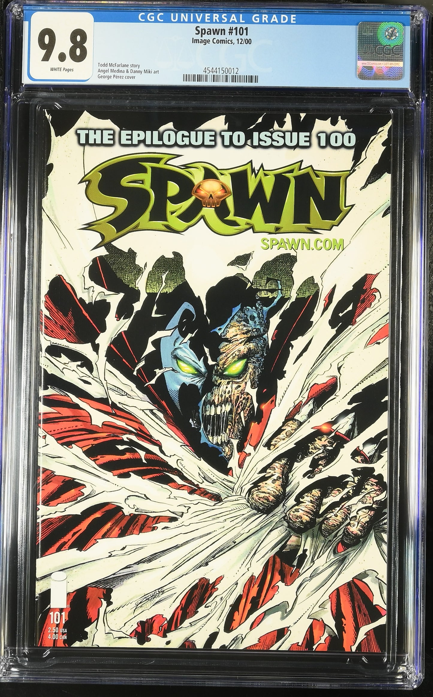 Spawn #101 CGC 9.8 * George Perez Cover