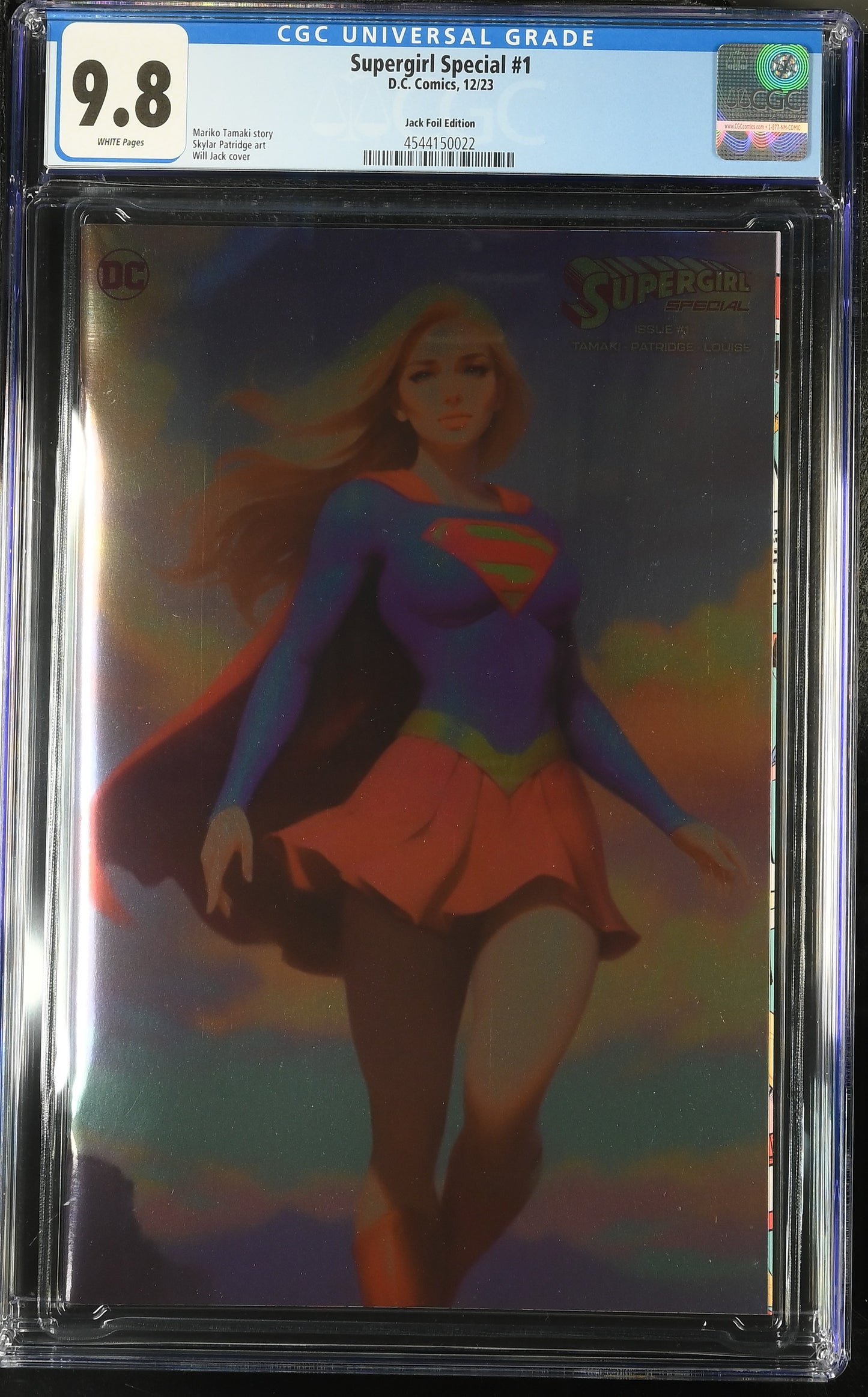 Supergirl Special #1 CGC 9.8 * Will Jack Foil Variant