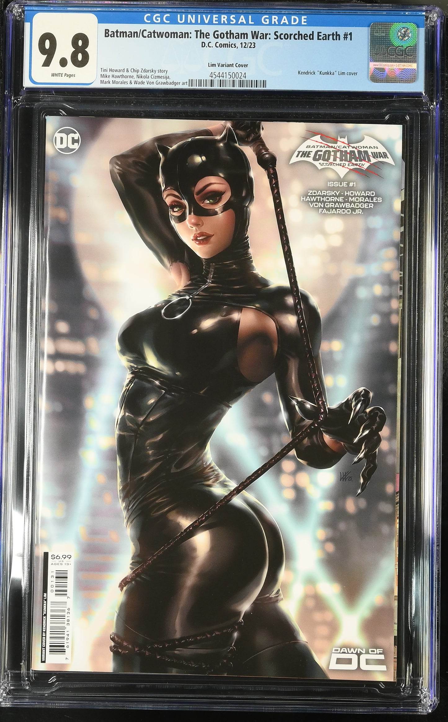 Batman/Catwoman: The Gotham War: Scorched Earth #1 CGC 9.8 * Lim Cover