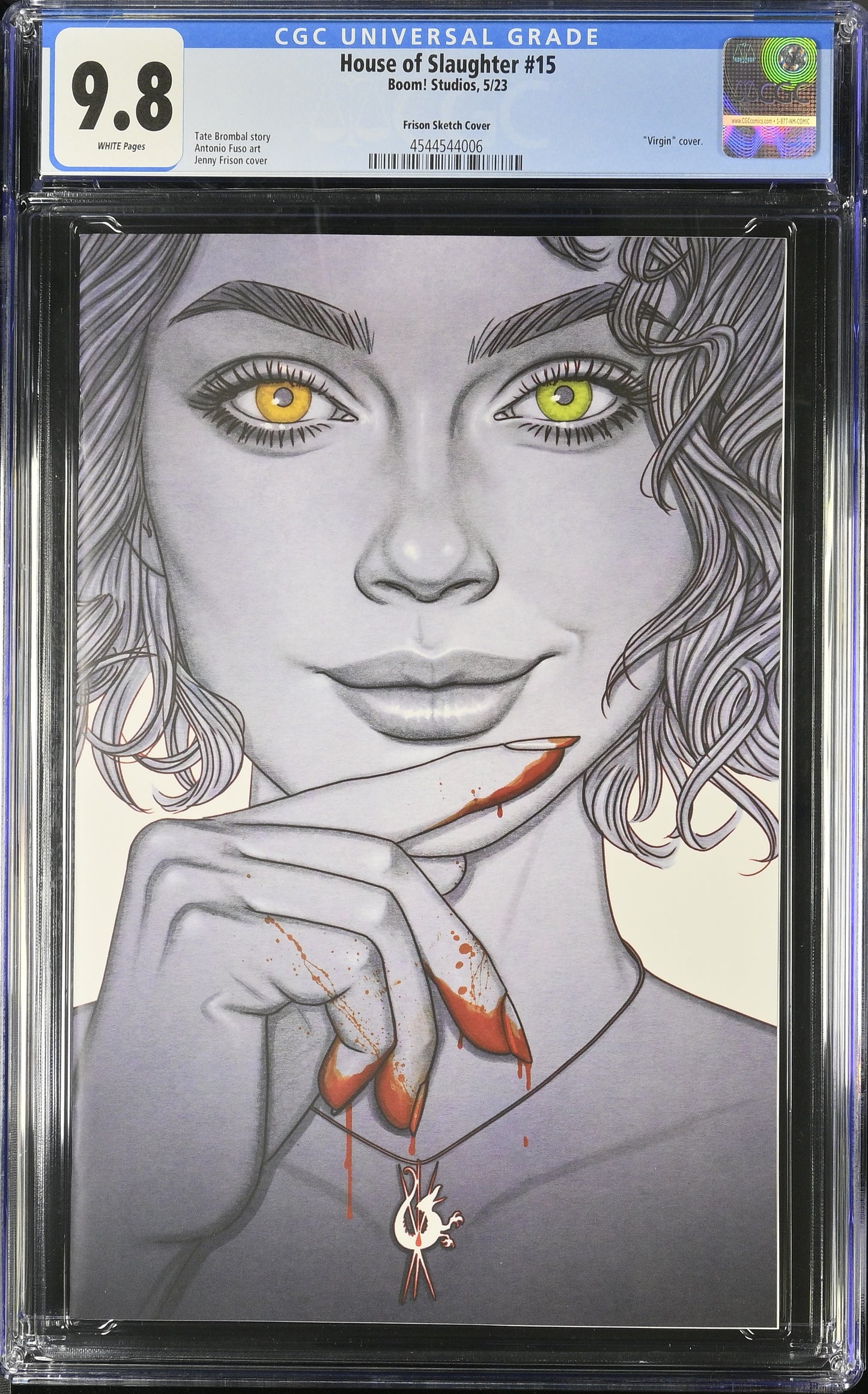 House of Slaughter #15 CGC 9.8 SDCC Exclusive Frison