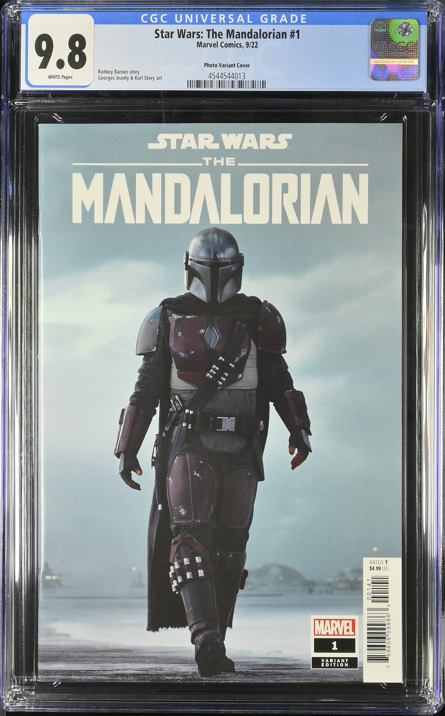 Star Wars: The Mandalorian #1 CGC 9.8 Photo Variant