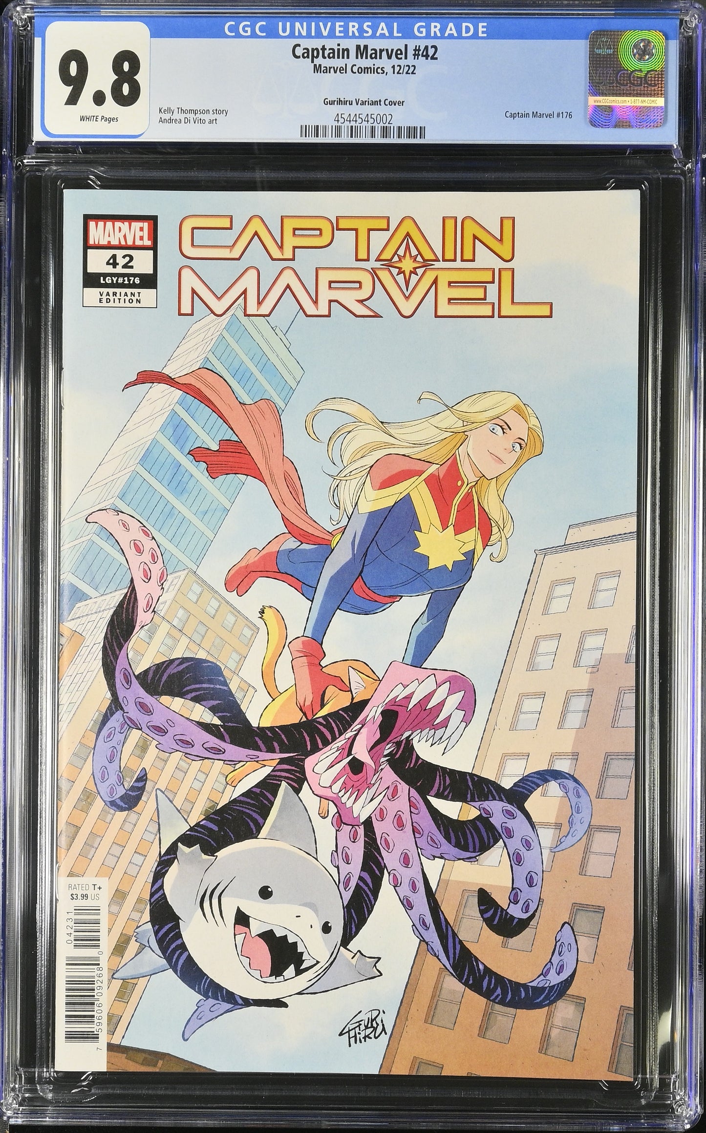 Captain Marvel #42 CGC 9.8 * Gurihiru Variant