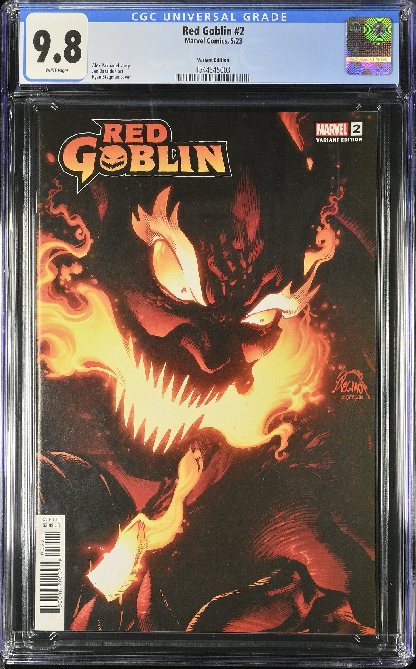 Red Goblin #2 CGC 9.8 * Ryan Stegman Variant
