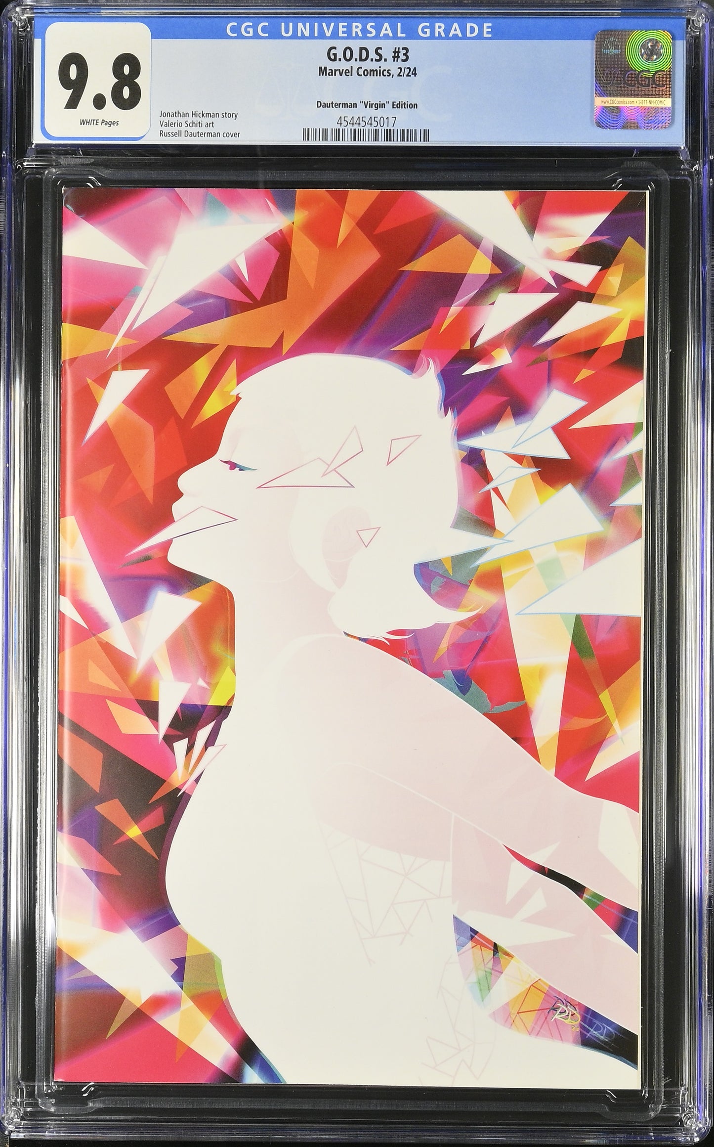 G.O.D.S. #3 CGC 9.8 * 1:100 Russell Dauterman Variant