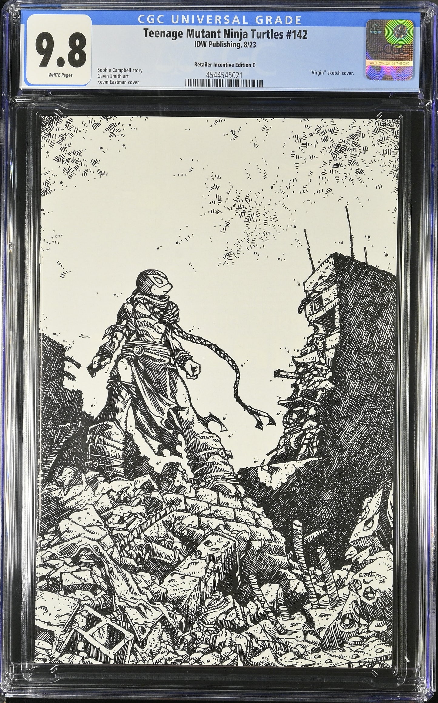 Teenage Mutant Ninja Turtles #142 CGC 9.8 * 1:50 Eastman Variant