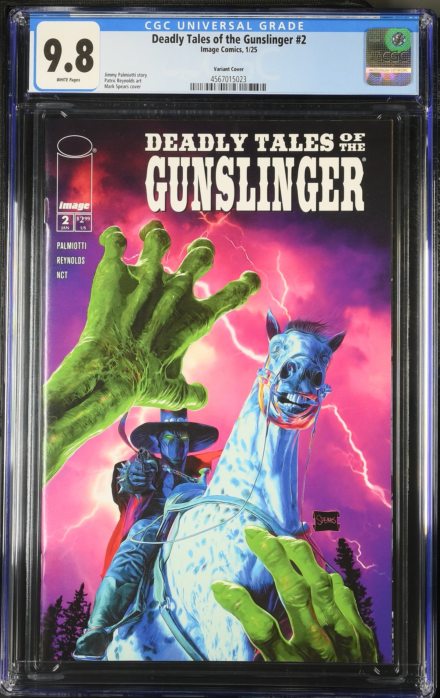 Deadly Tales of the Gunslinger #2 CGC 9.8 Mark Spears