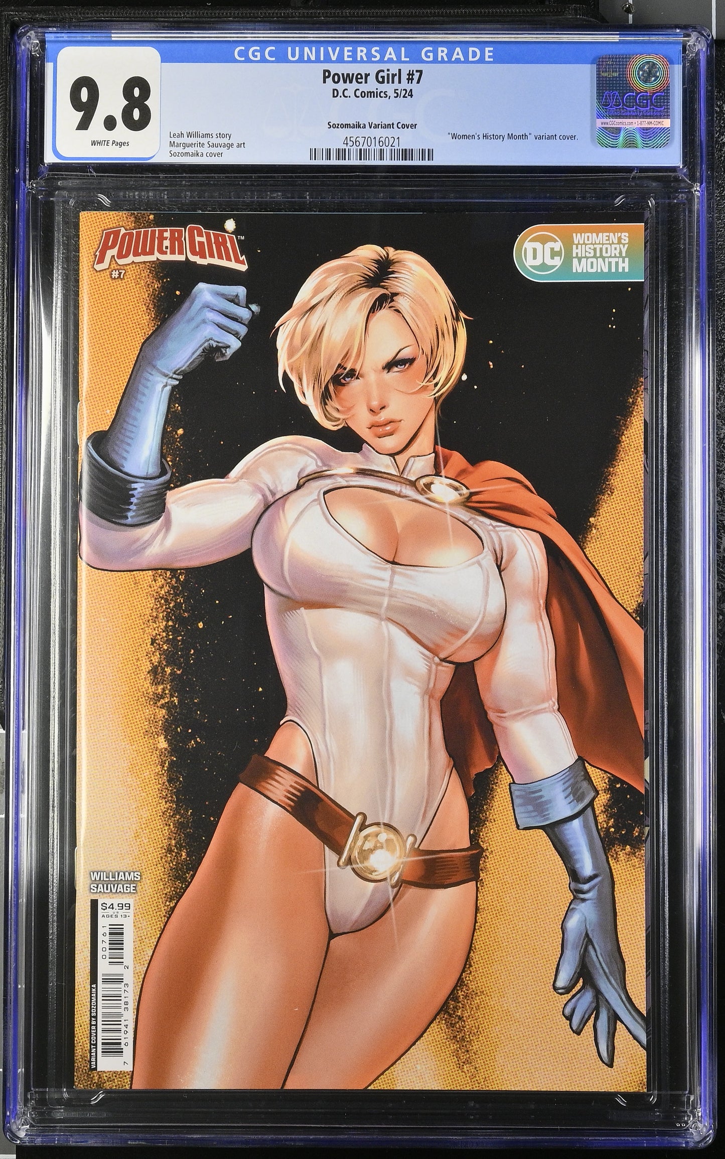 Power Girl #7 CGC 9.8 Sozomaika