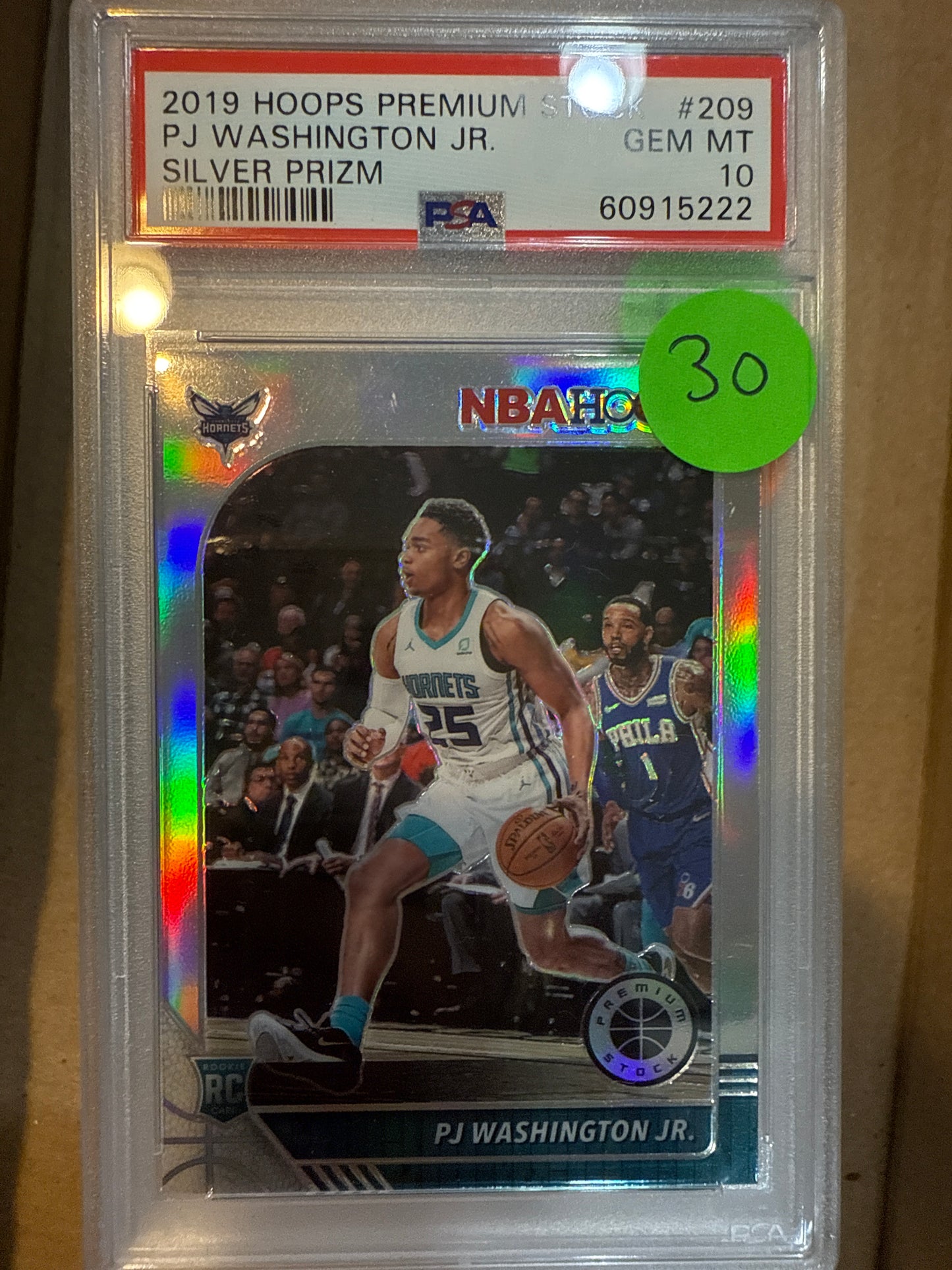 2019 Hoops Premium Stock PJ Washington Jr. PSA 10