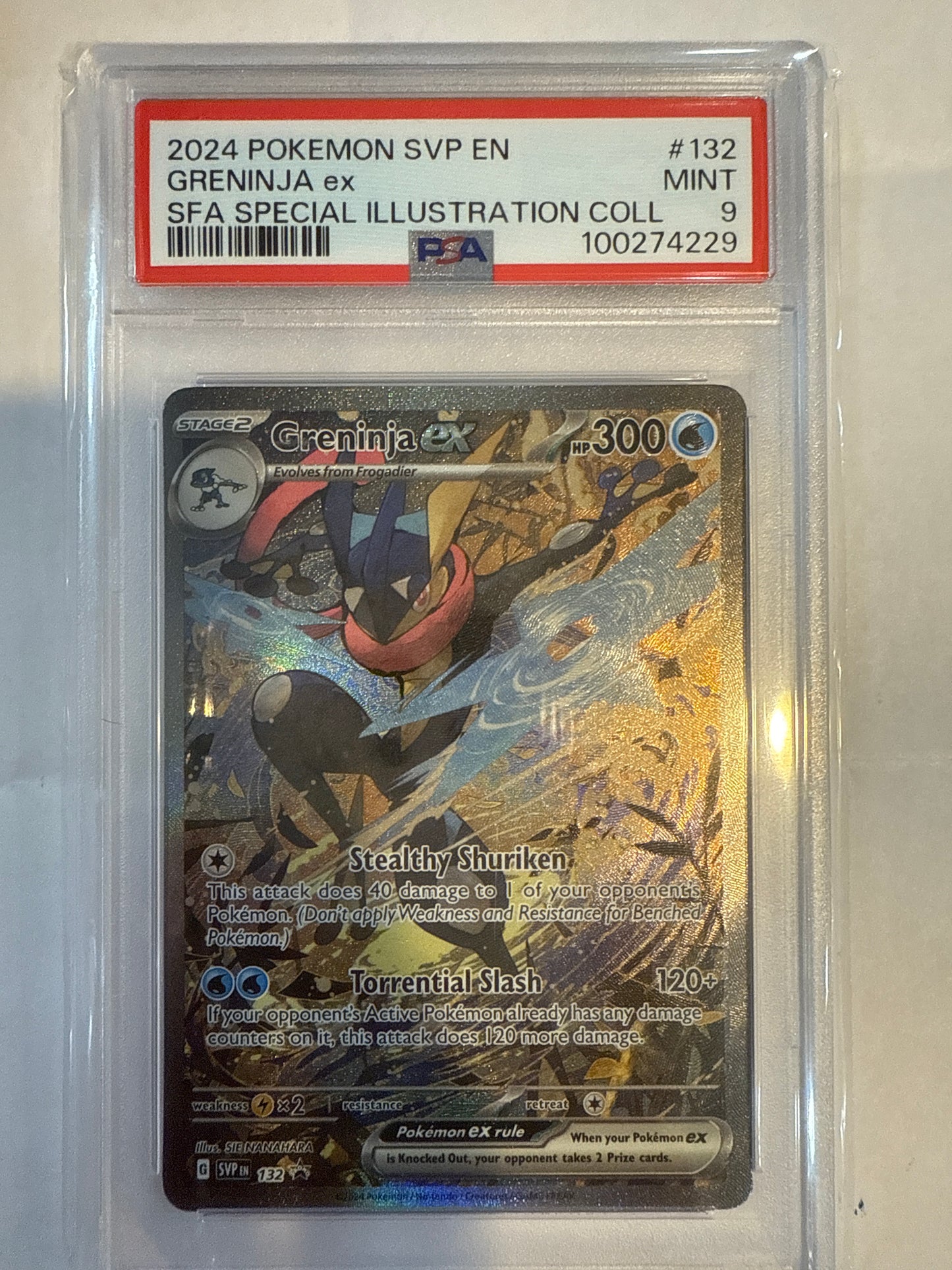 2024 Greninja ex #132 PSA 9