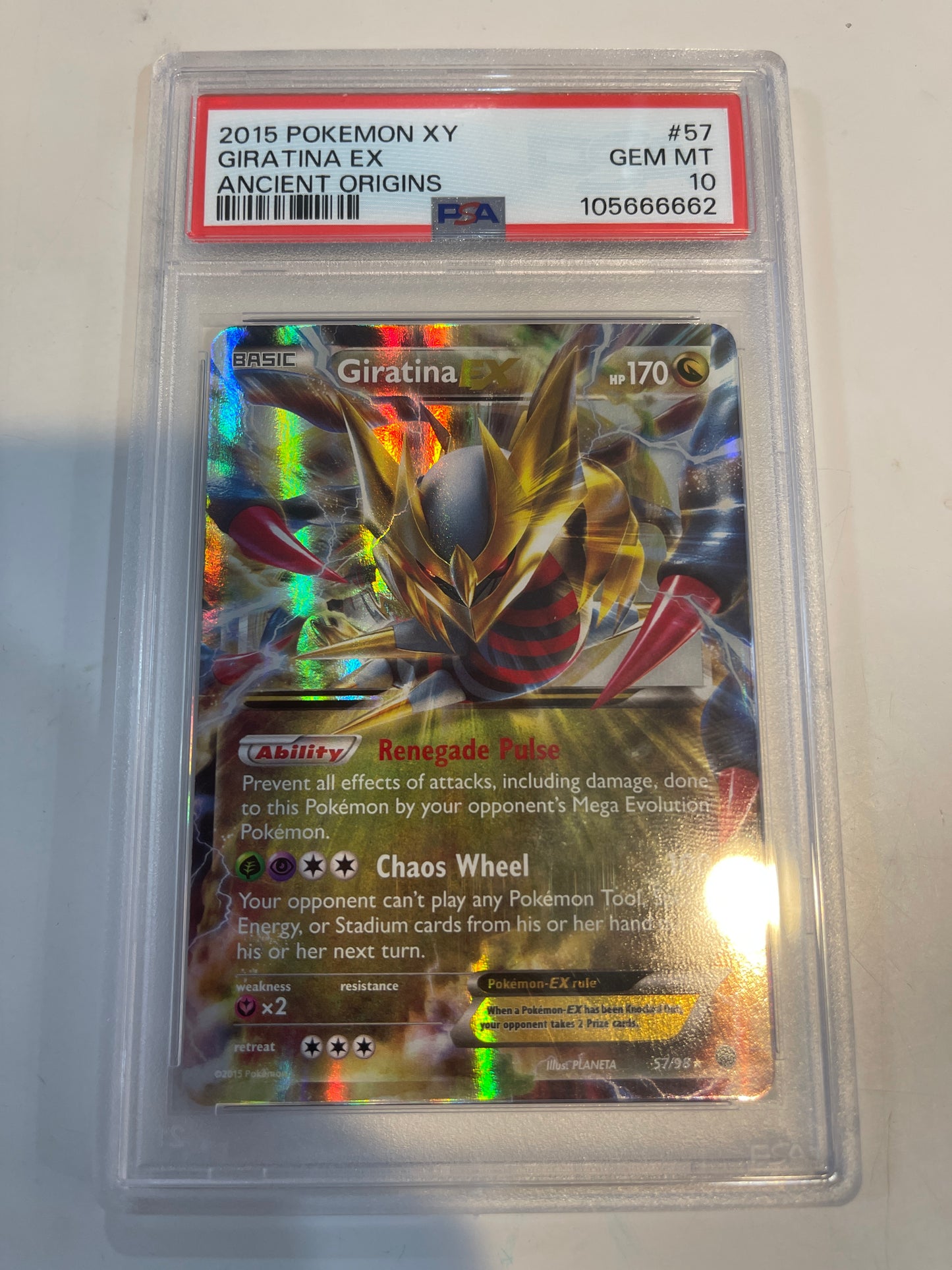 2015 Giratina XY #57 PSA 10