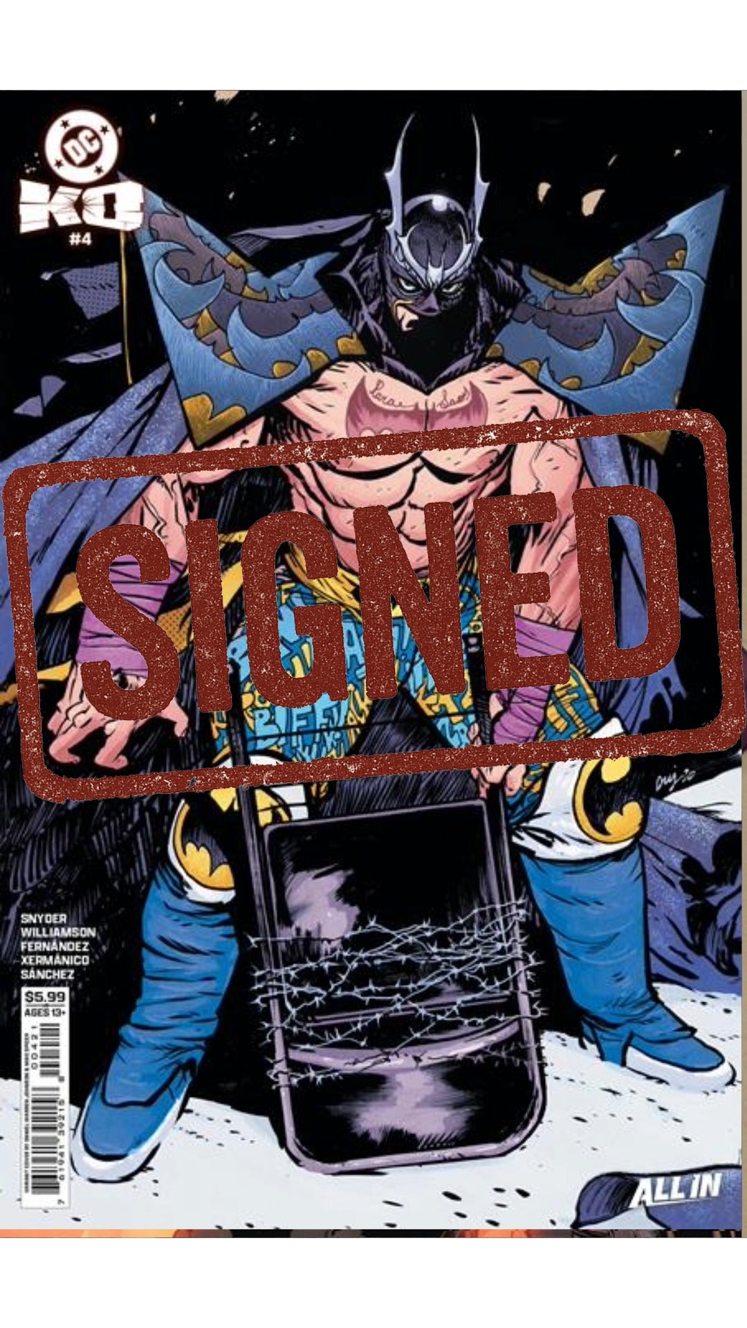 DC K.O. #4 DWJ * Signed by Scott Snyder