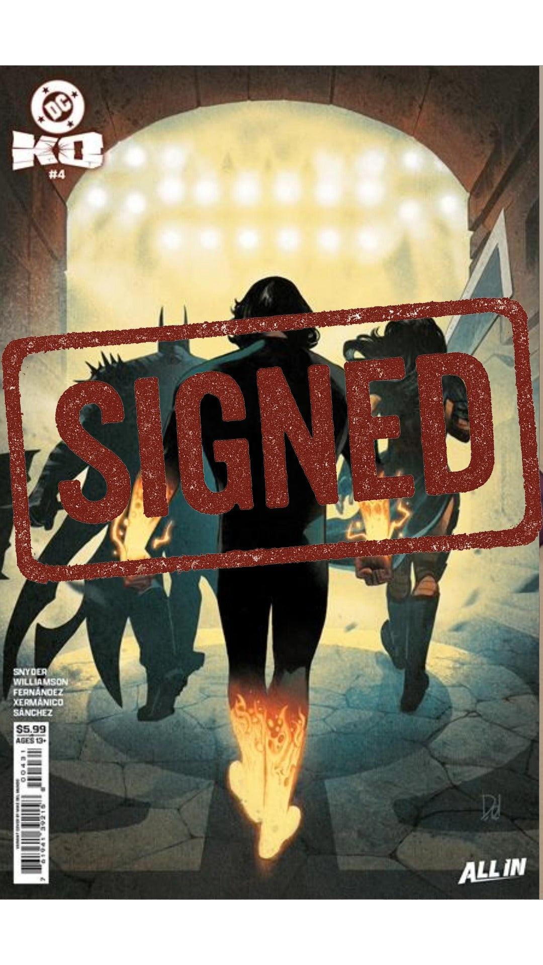 DC K.O. #4 Del Mundo* Signed by Scott Snyder