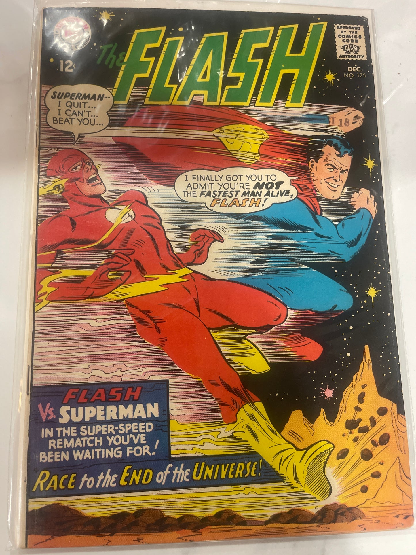 The Flash #175 2nd Race w/ Superman