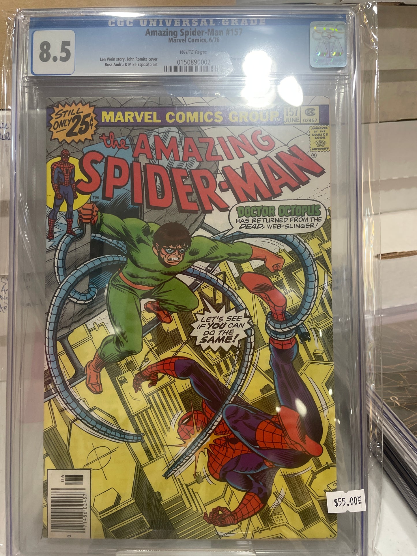 Amazing Spider-Man #157 CGC 8.5