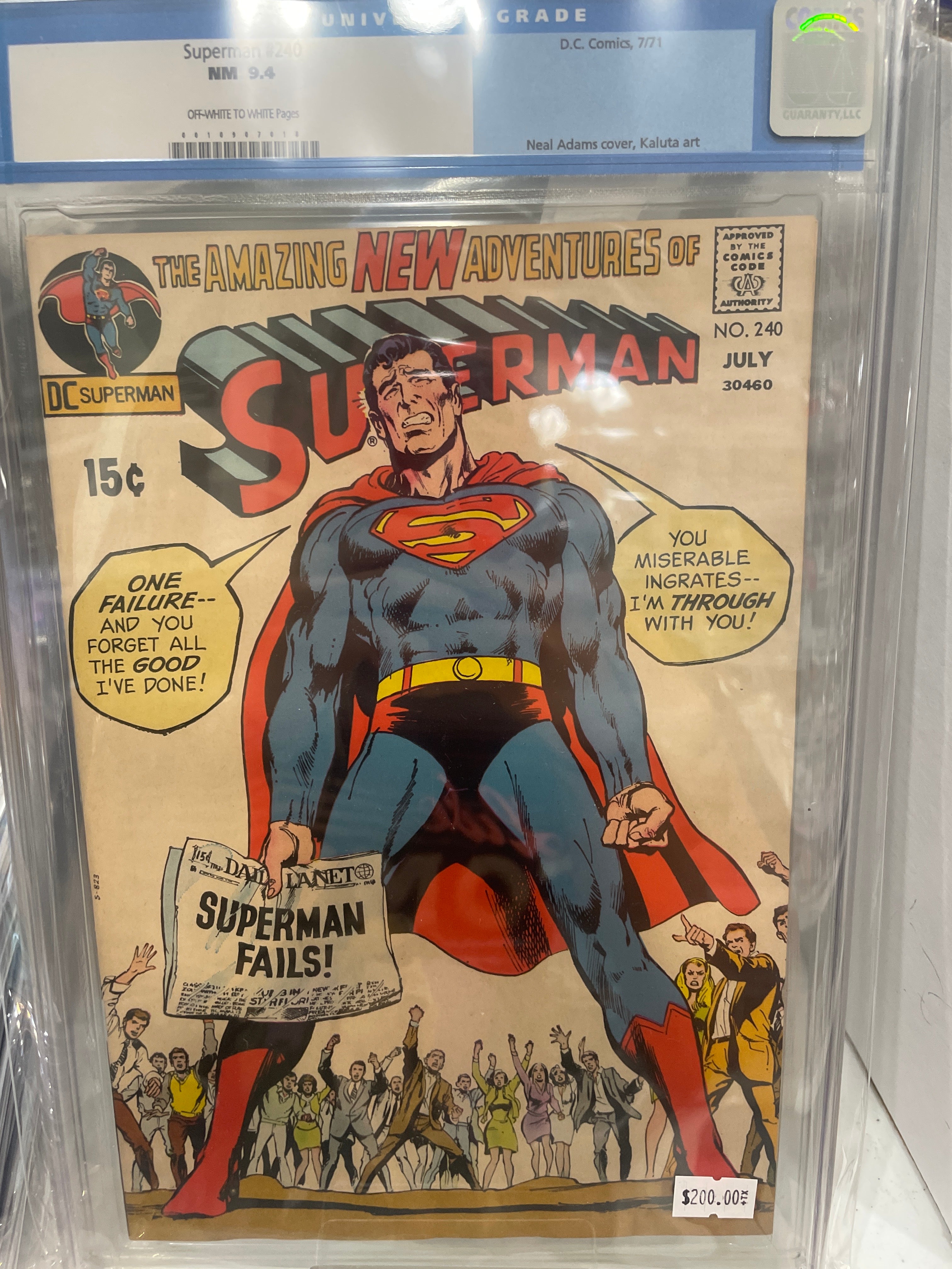 Superman #240 CGC 9.4 – Captain Jax
