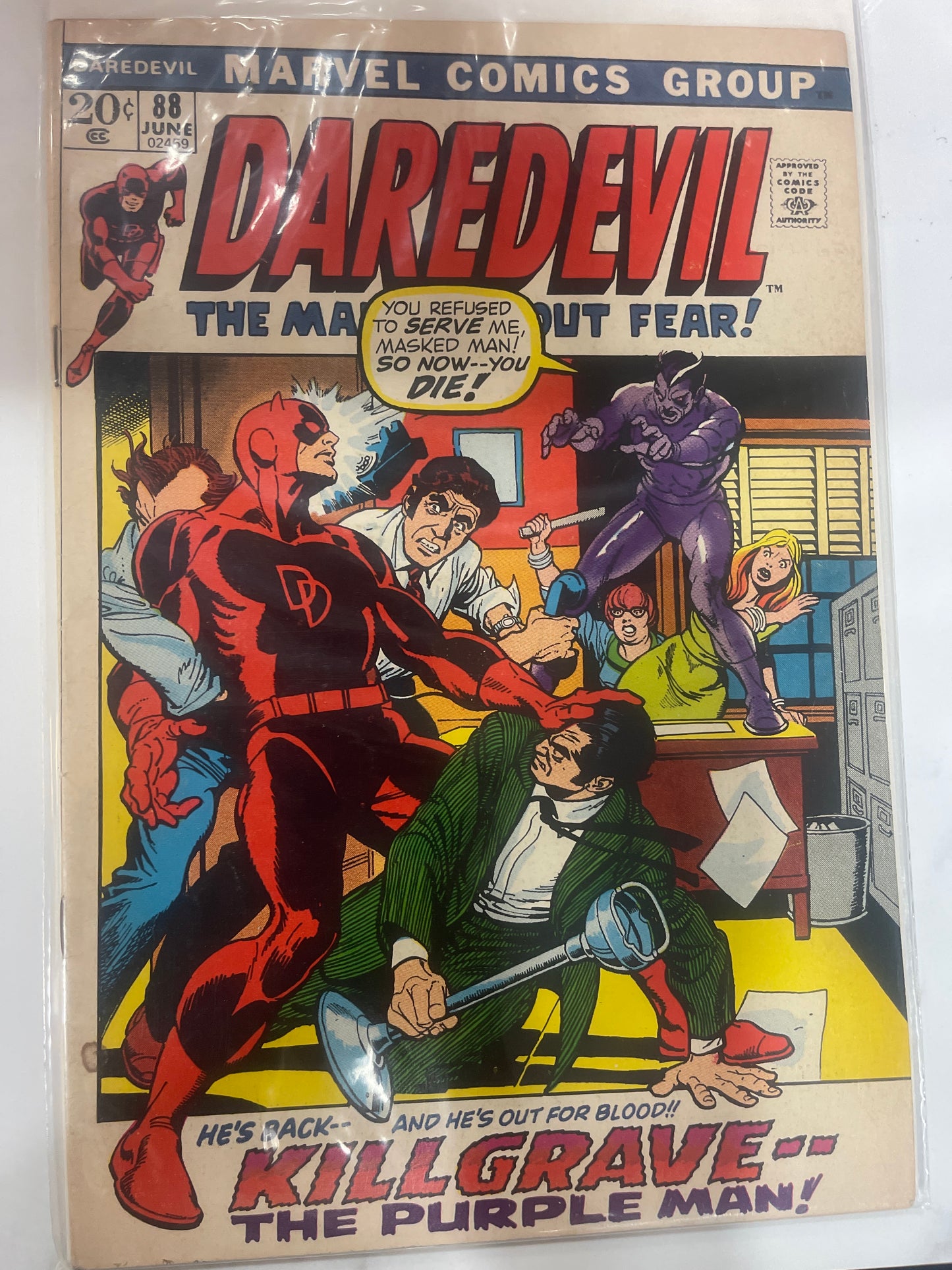 Daredevil #88 vs. Kilgrave