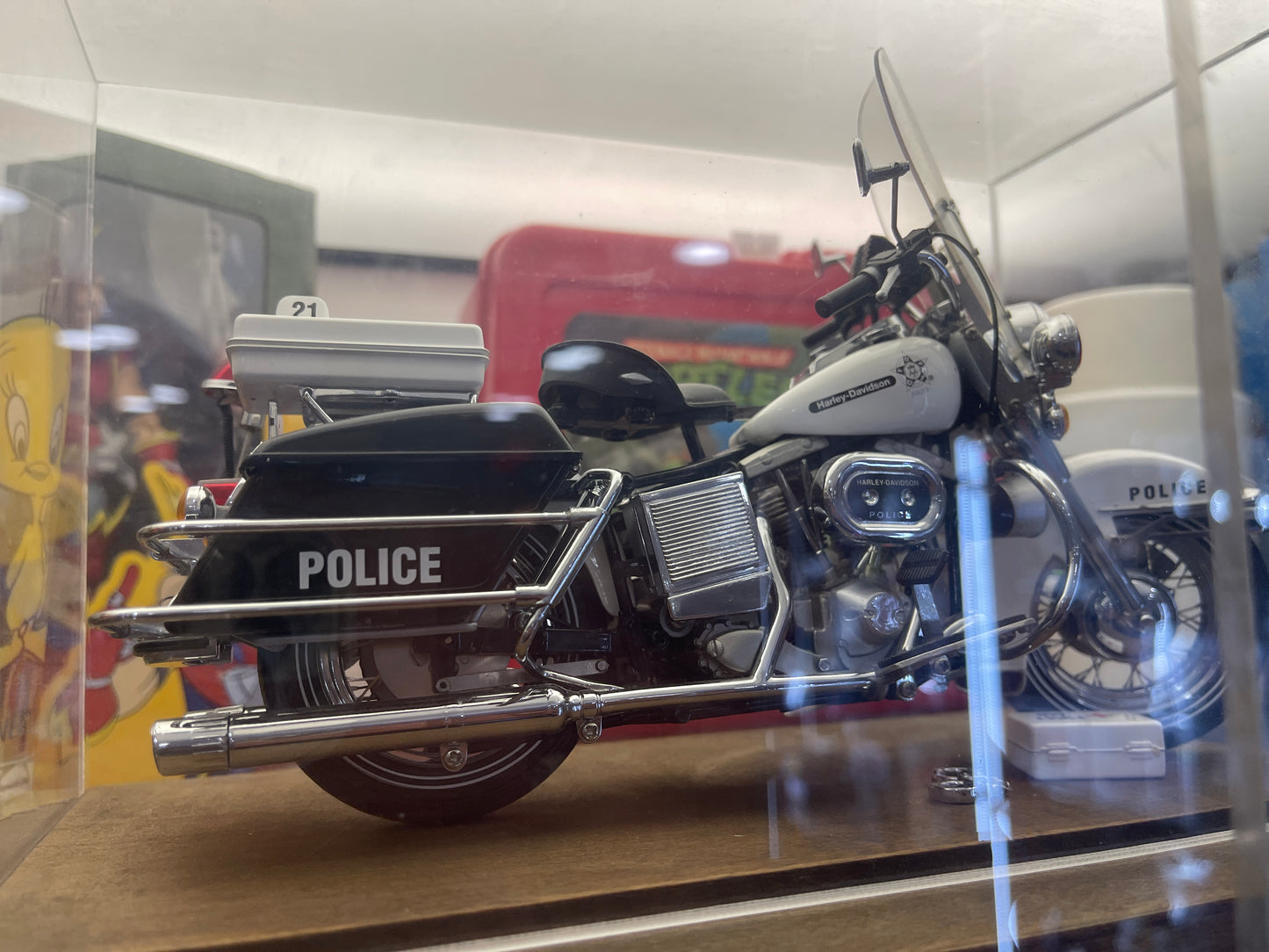 Police Harley Davidson Motorcycle