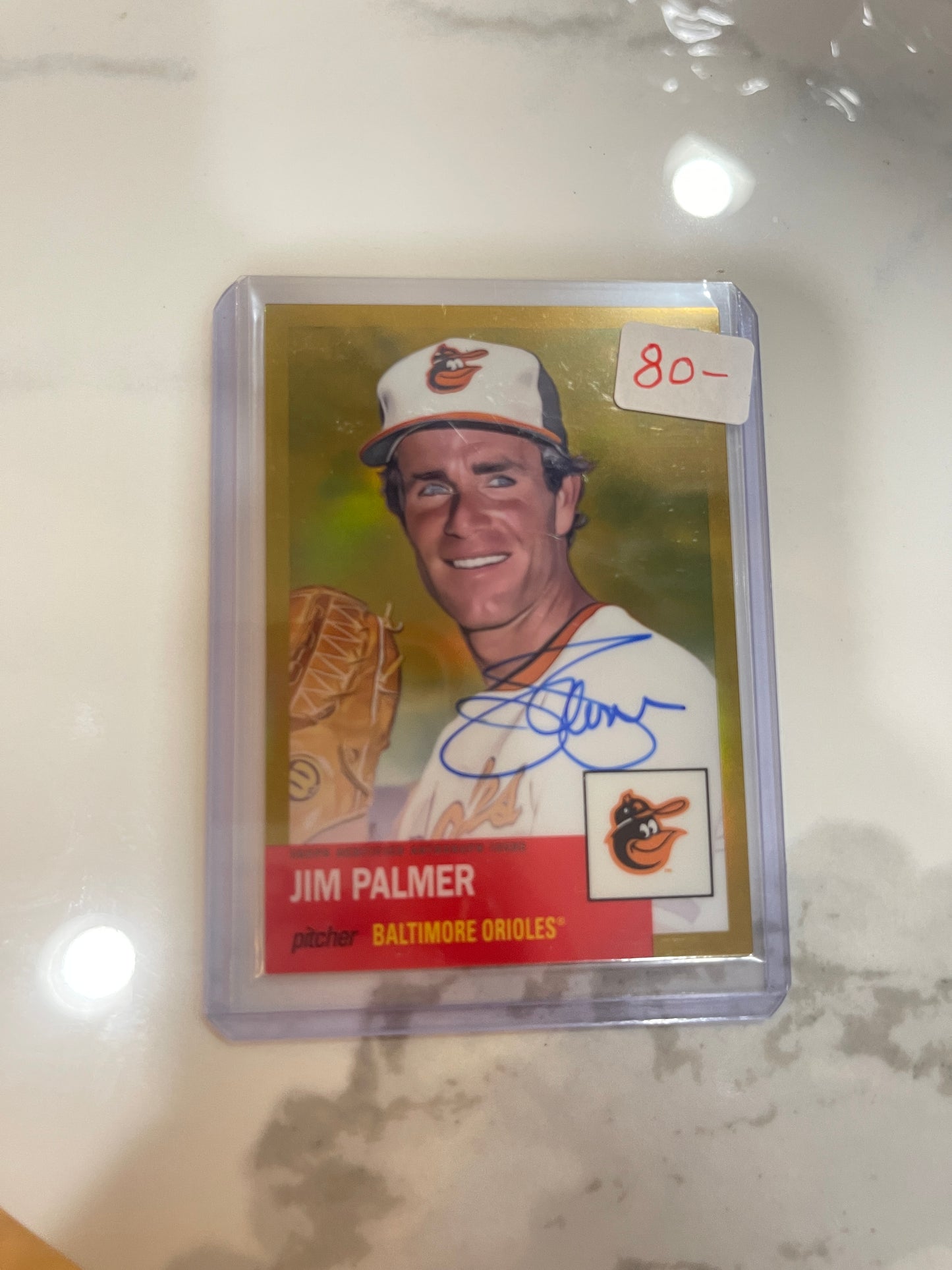 Jim Palmer 2022 Topps Chrome Platinum Anniversary Autograph /50