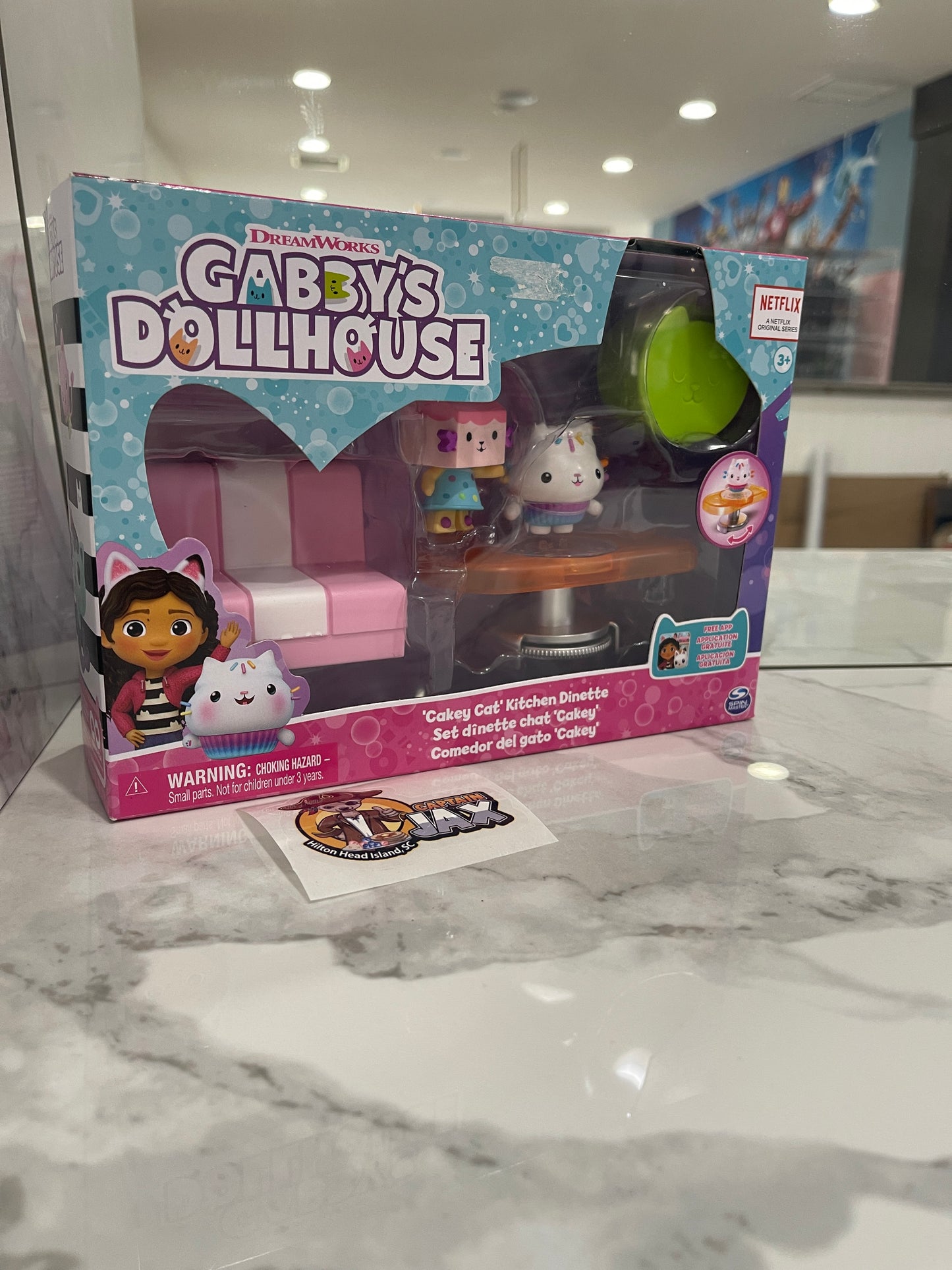Gabby's Dollhouse "Cakey Cat" Kitchen Dinette
